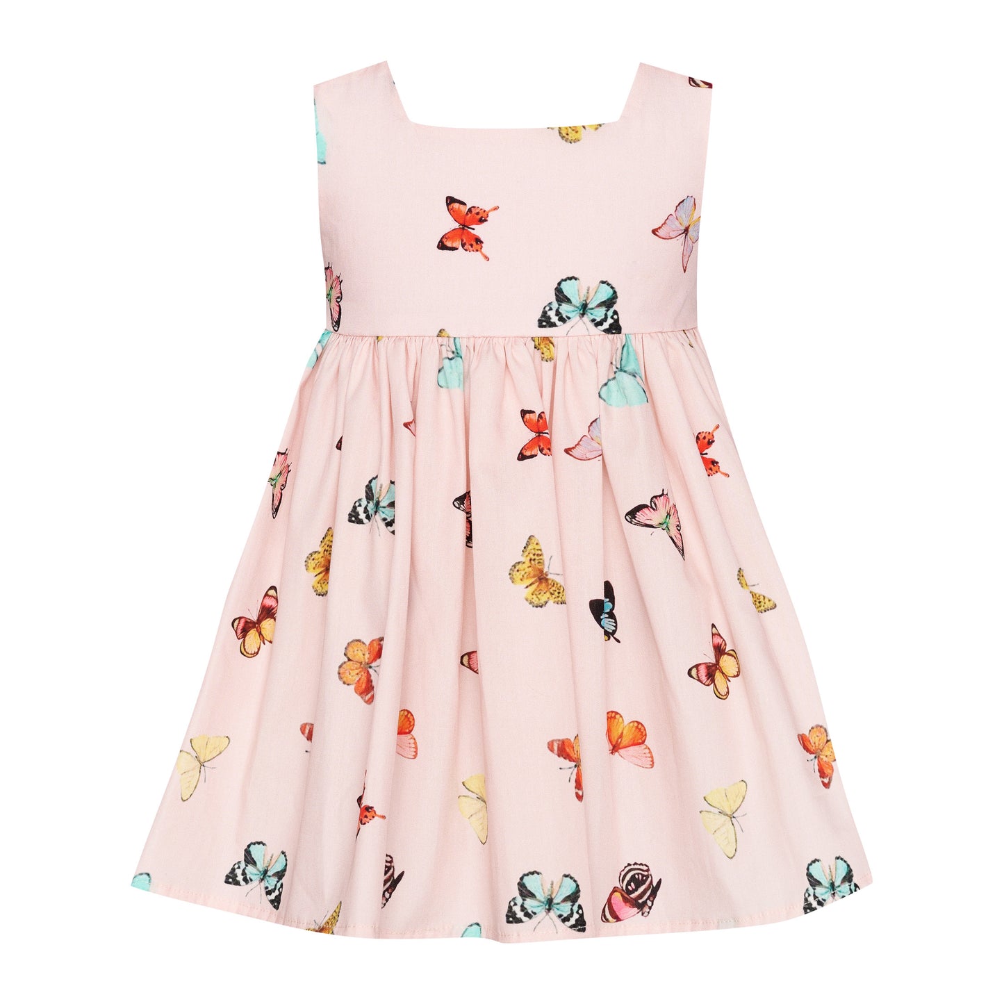 62A.T7107 # Baby Sleeveless Dress Butterfly Pink
