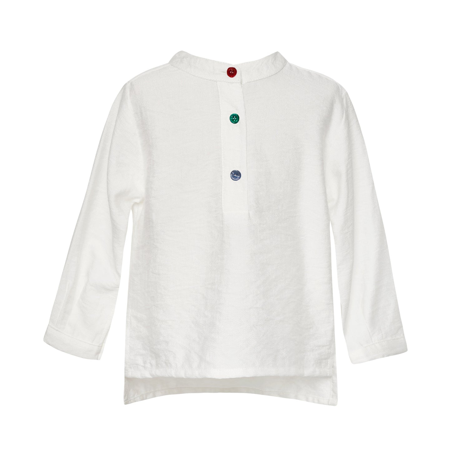 62A.T7303 # Kids Shirt Islander Mao White