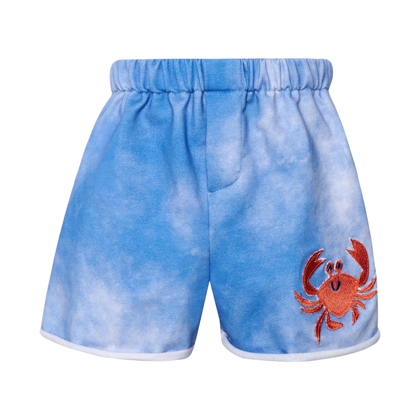 62A.T7319 # Baby Set with Shorts Tie Dye Crab