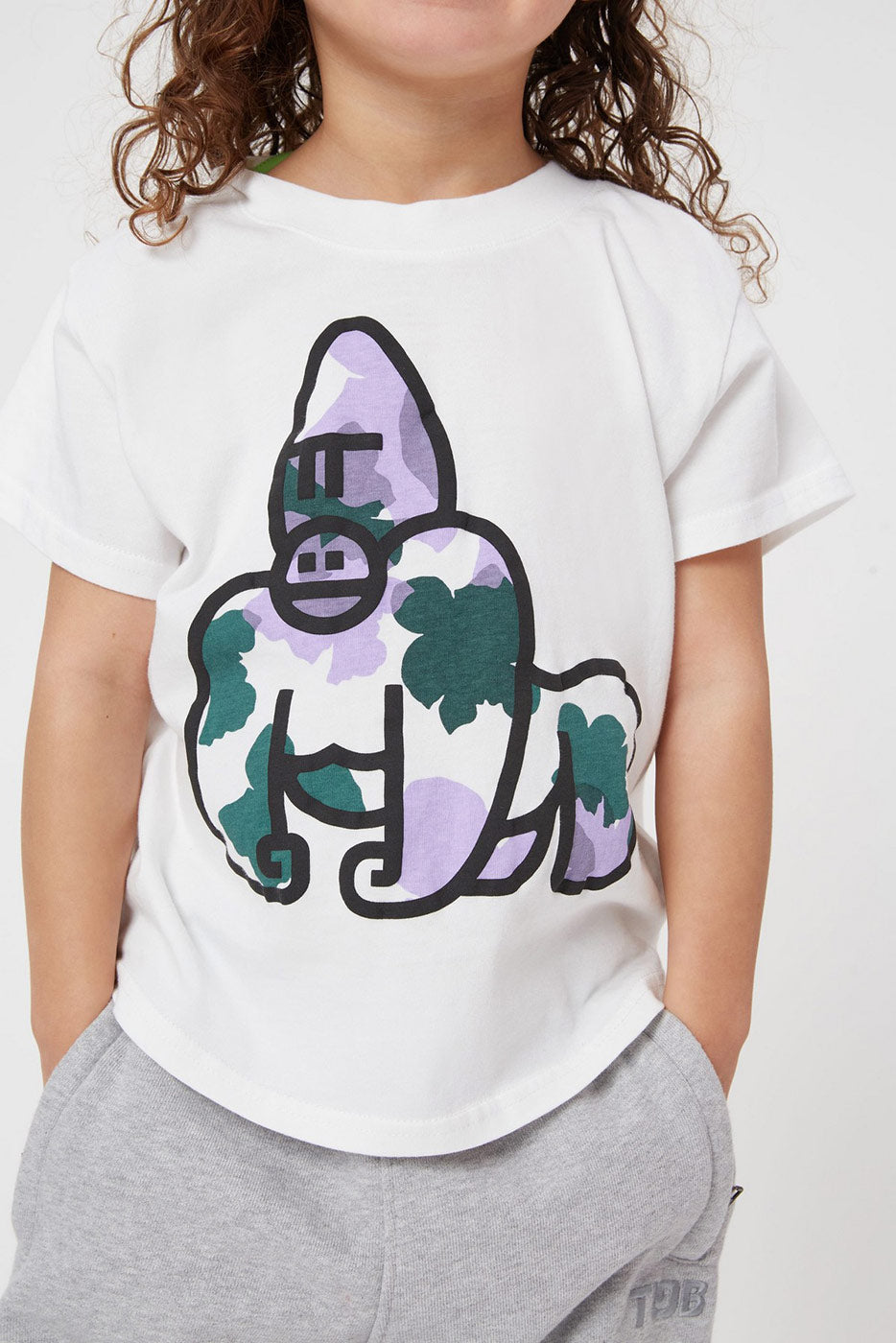Παιδική Μπλούζα T-Shirt Emerging Watercolor Gorilla