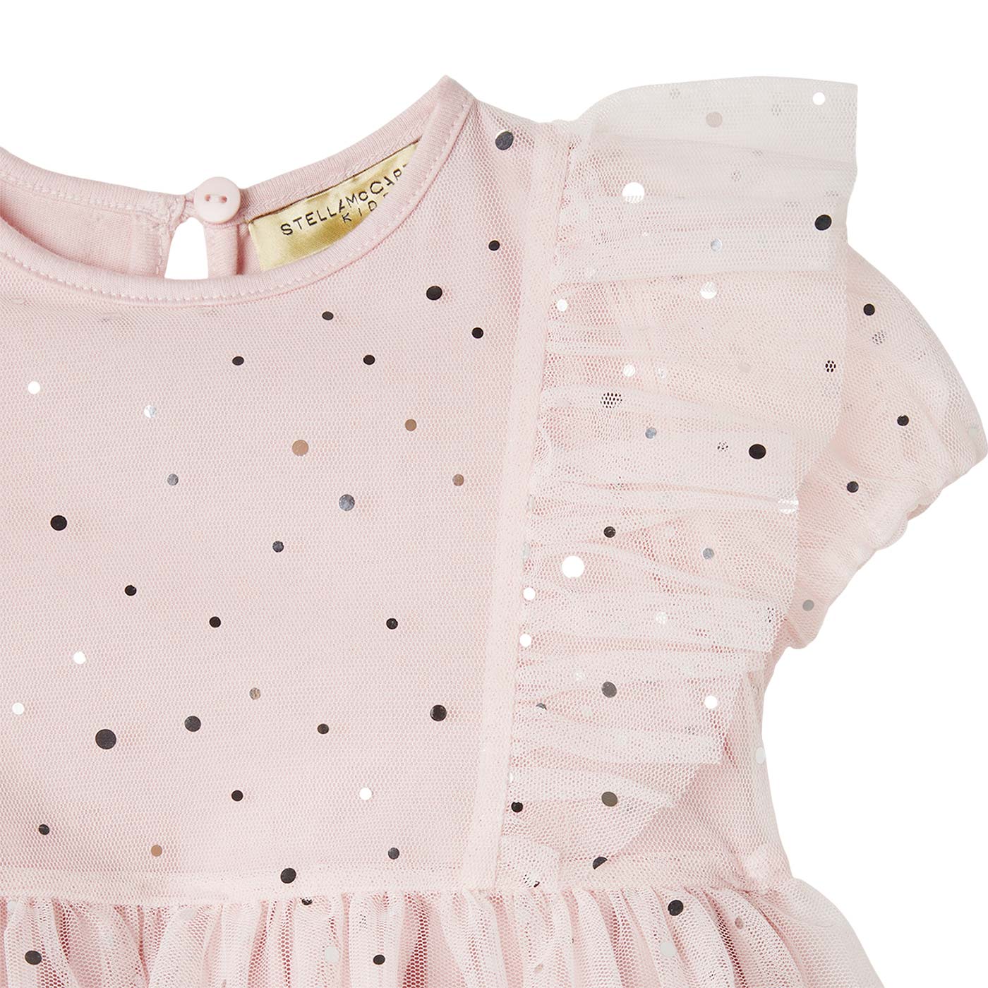 Βρεφικό Τούλινο Φόρεμα Silver Dots