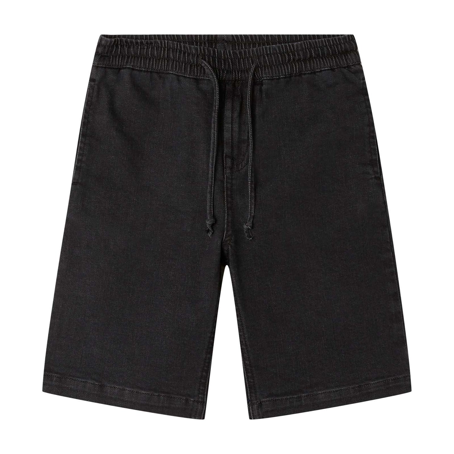 Παιδική Denim Βερμούδα Washed Black