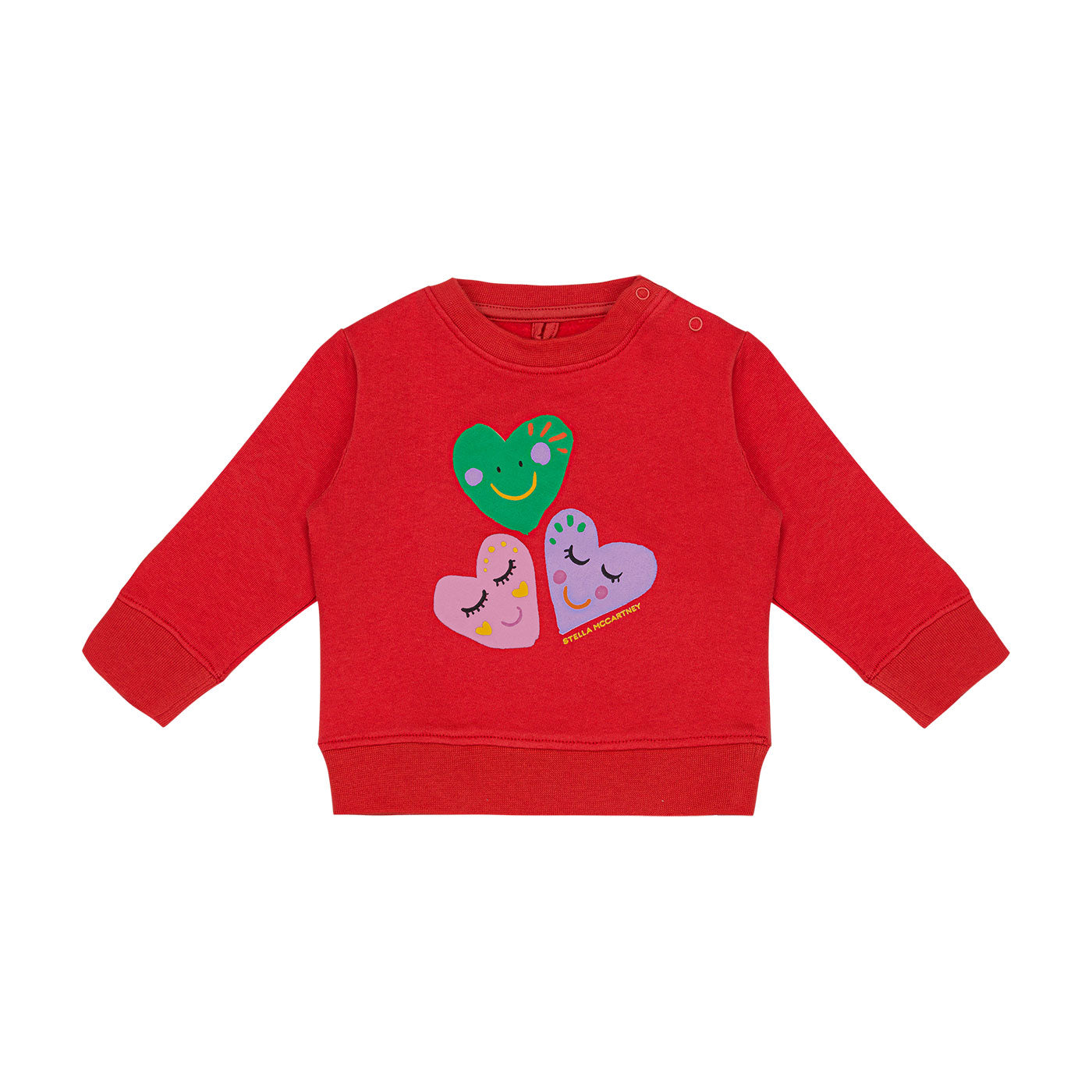Βρεφική Μπλούζα Φούτερ Smiling Hearts