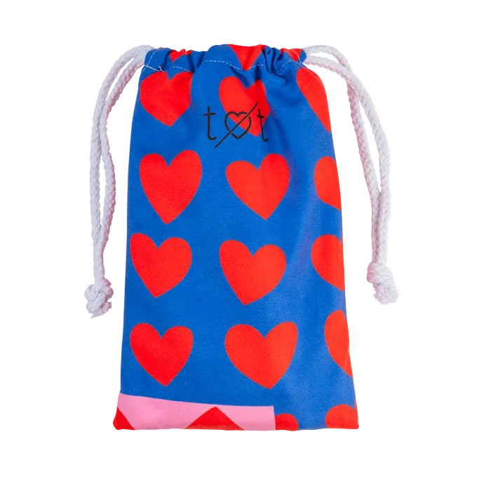 62A.TT411-168 # Kids Beach Towel Colourful Heart