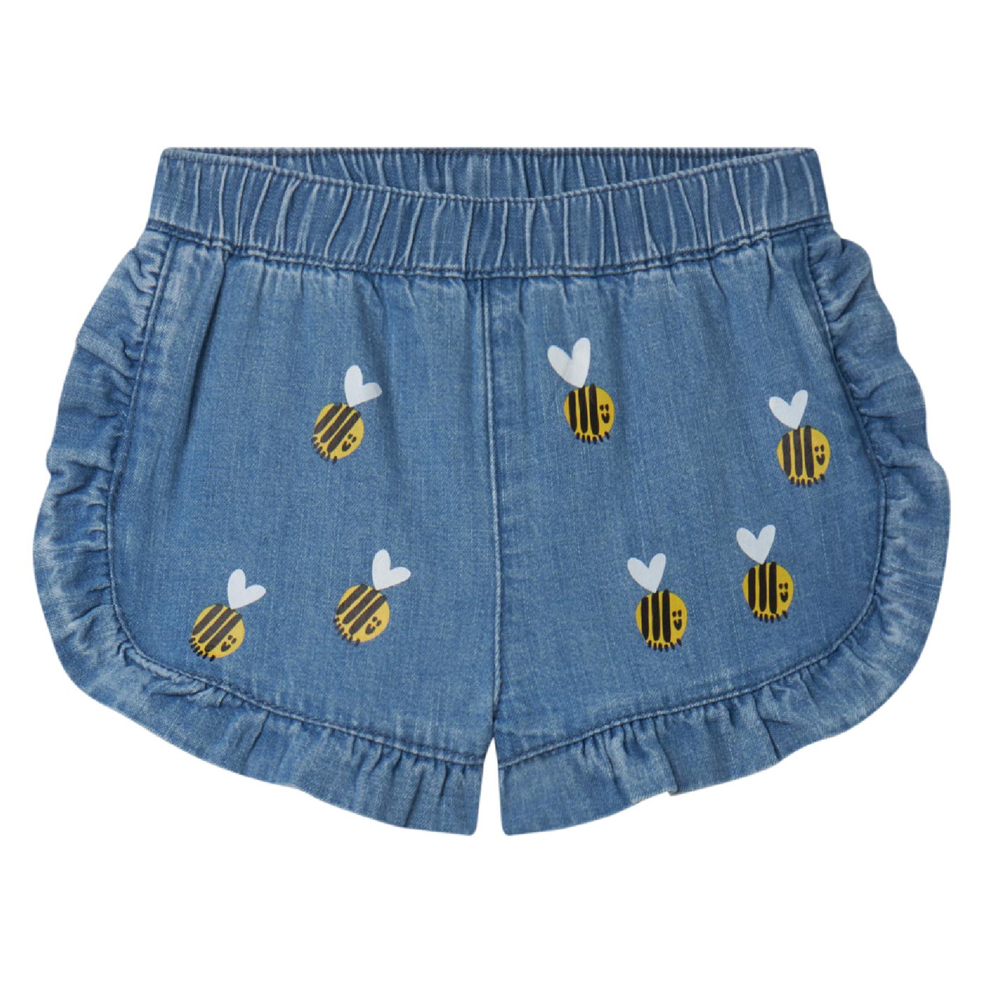 Βρεφικό Denim Σορτς Bees