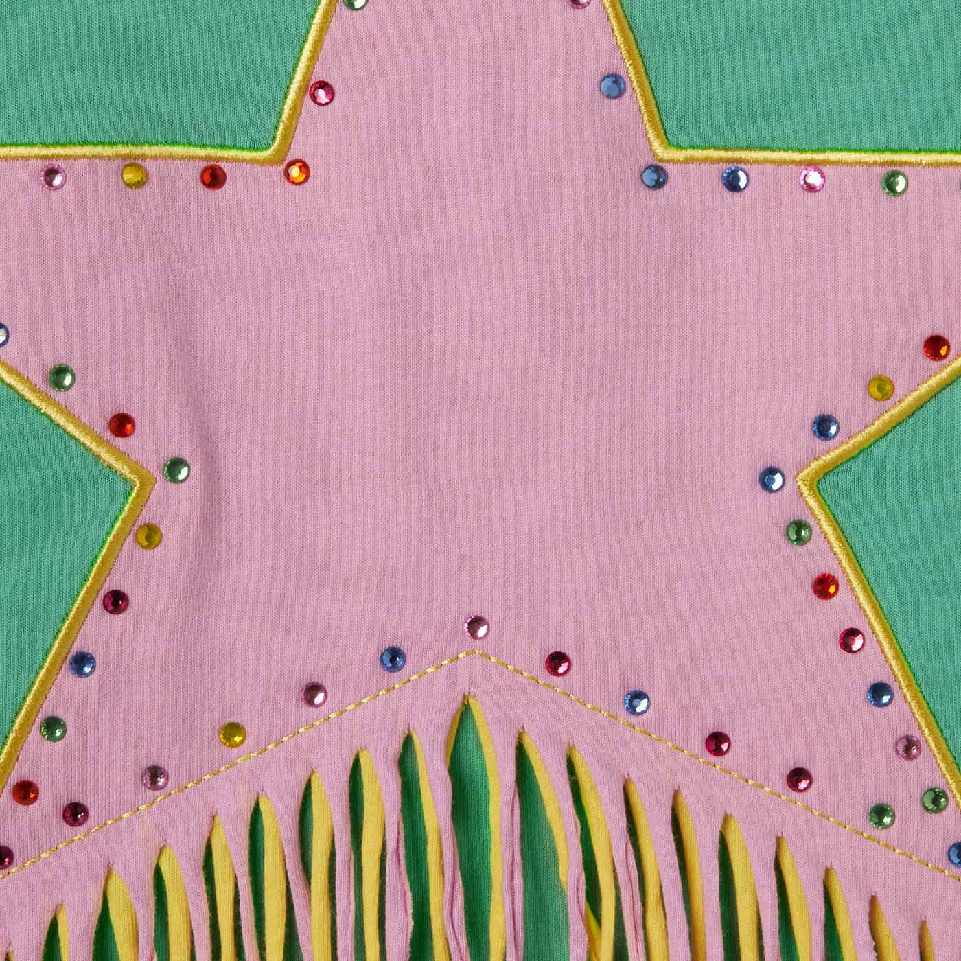 Παιδική Μπλούζα T-Shirt Fringed Star Verde Aqua
