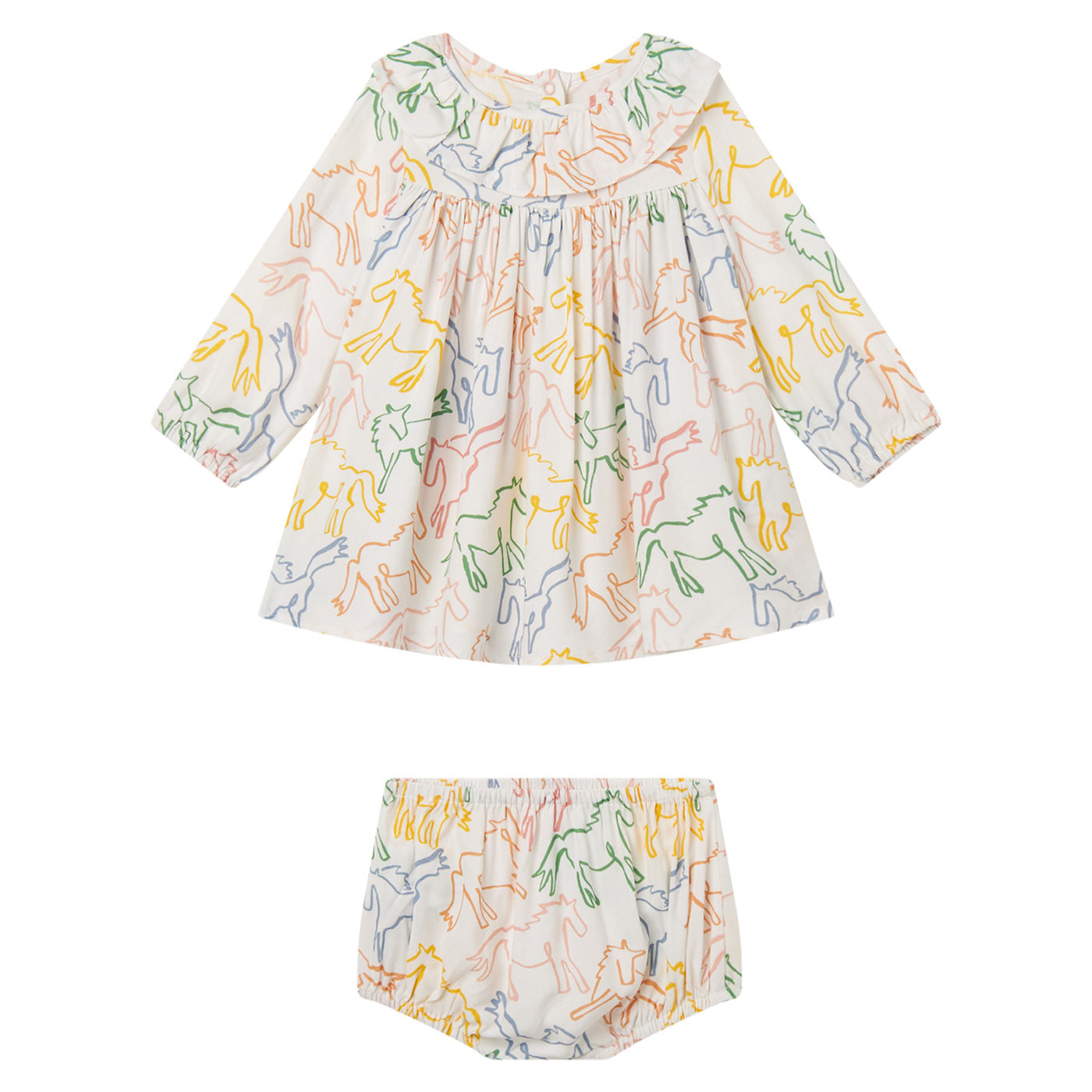 Βρεφικό Φόρεμα Outline Horses