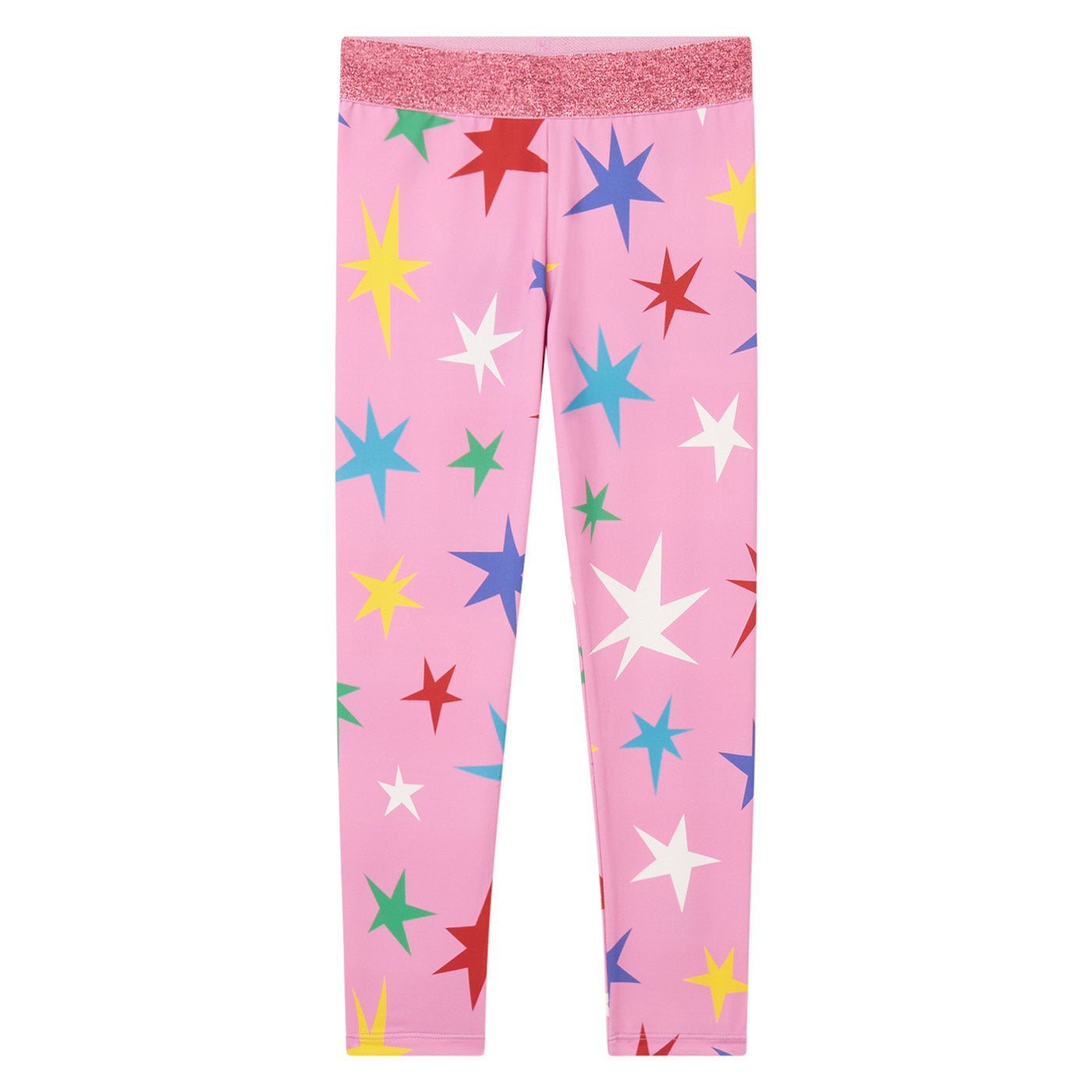 Kids Leggings Stars Pink
