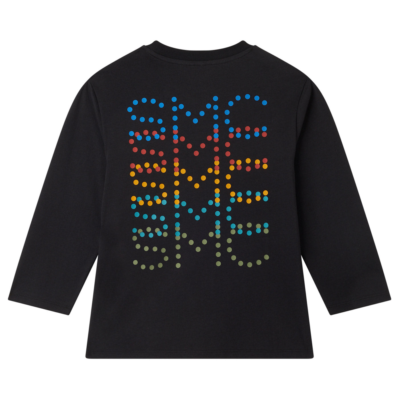 Παιδική Μακρυμάνικη Μπλούζα Multicolor Logo Black