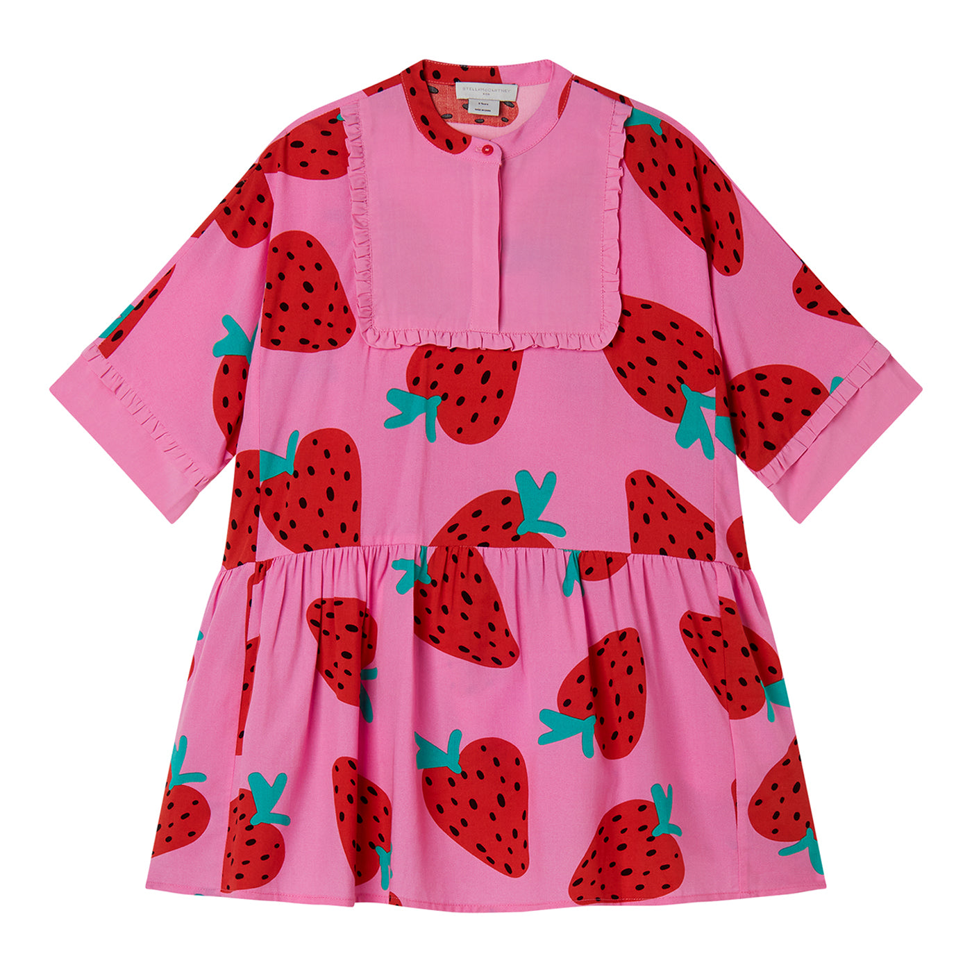 52A.TW1B31_Z2541_552MC # Παιδικό Φόρεμα Strawberries Pink