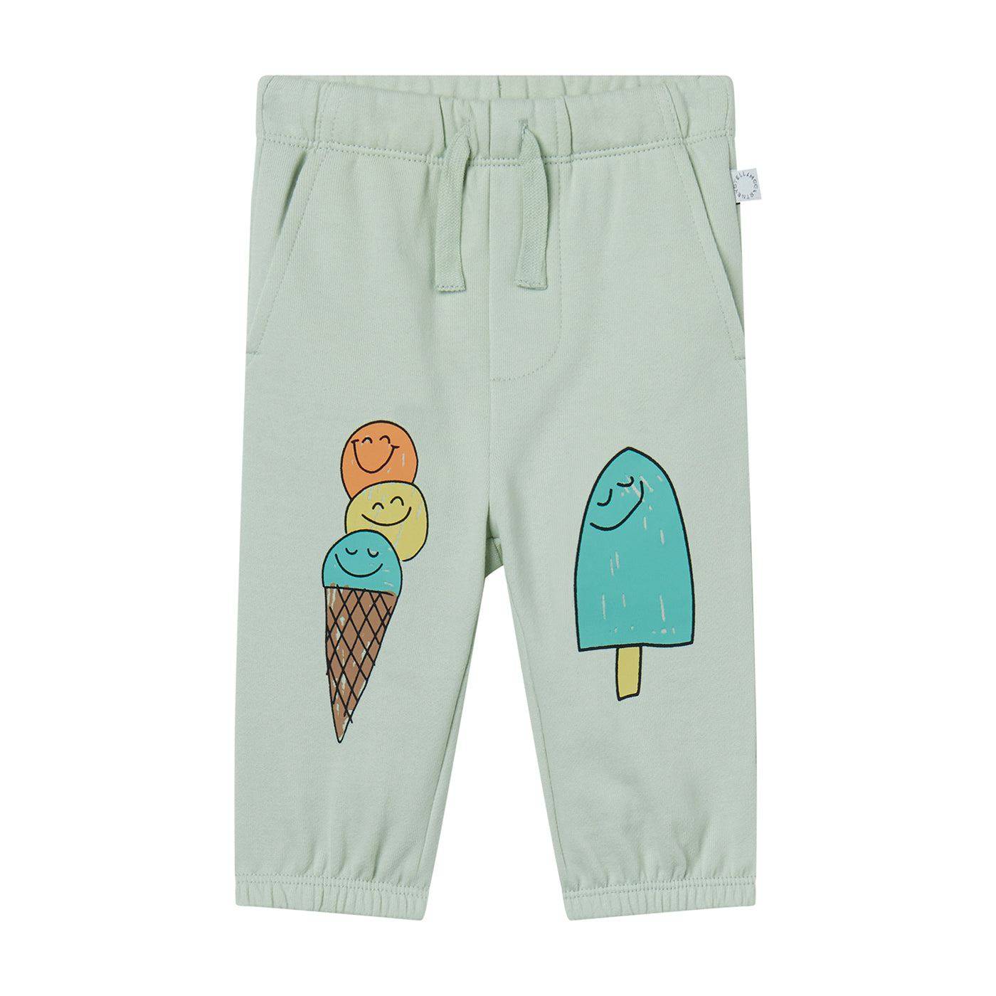 52A.TW6640_Z0499_704 # Βρεφικό Παντελόνι Φόρμας Ice Creams Mint