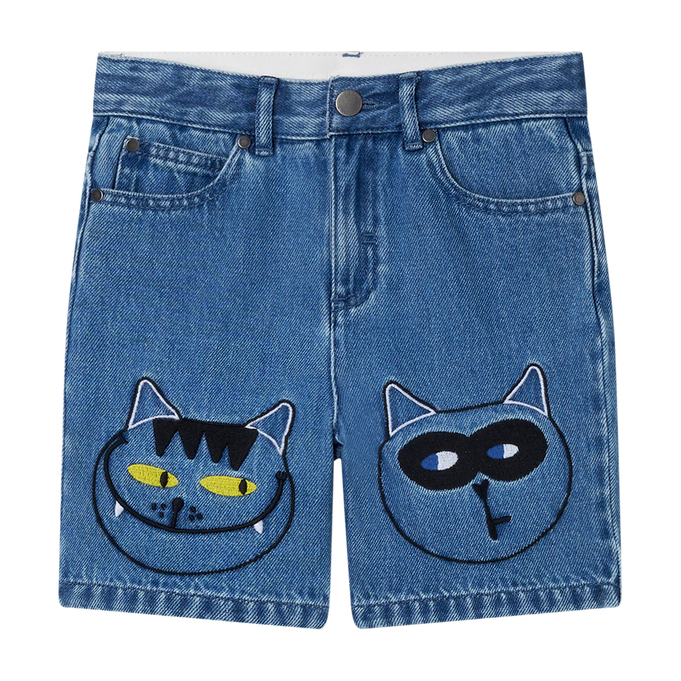 52A.TW6P79_Z0746_633 # Kids Jeans Shorts Cats