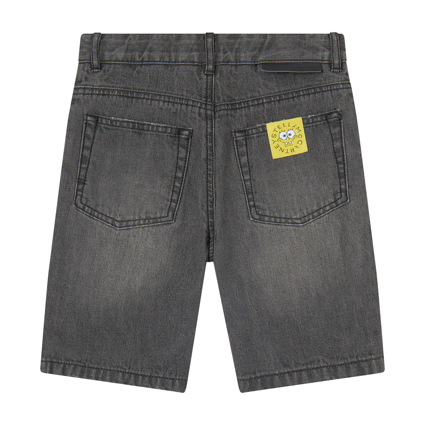 52A.TW6S49_Z0746_922 # Kids Denim Shorts SpongeBob