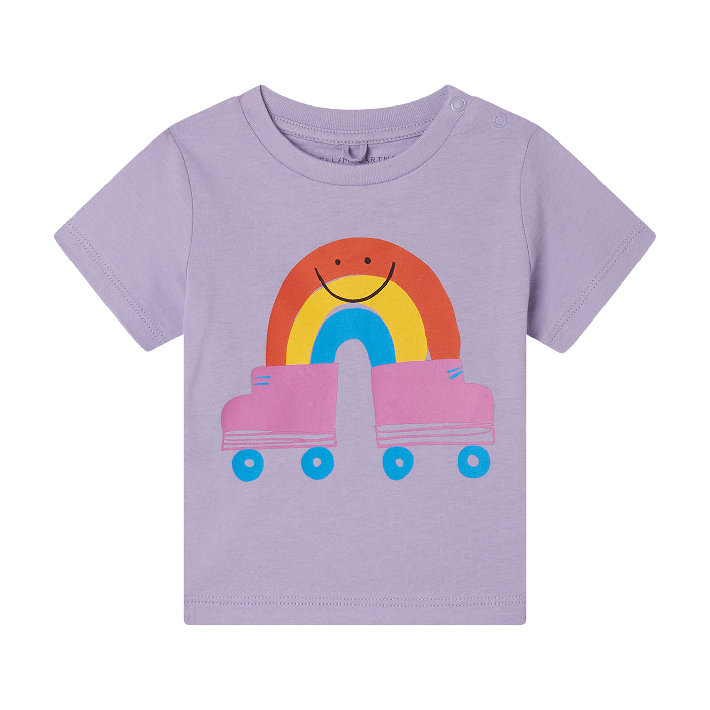 52A.TW8081_Z0434_572 # Baby T-Shirt Rollerskate Rainbow