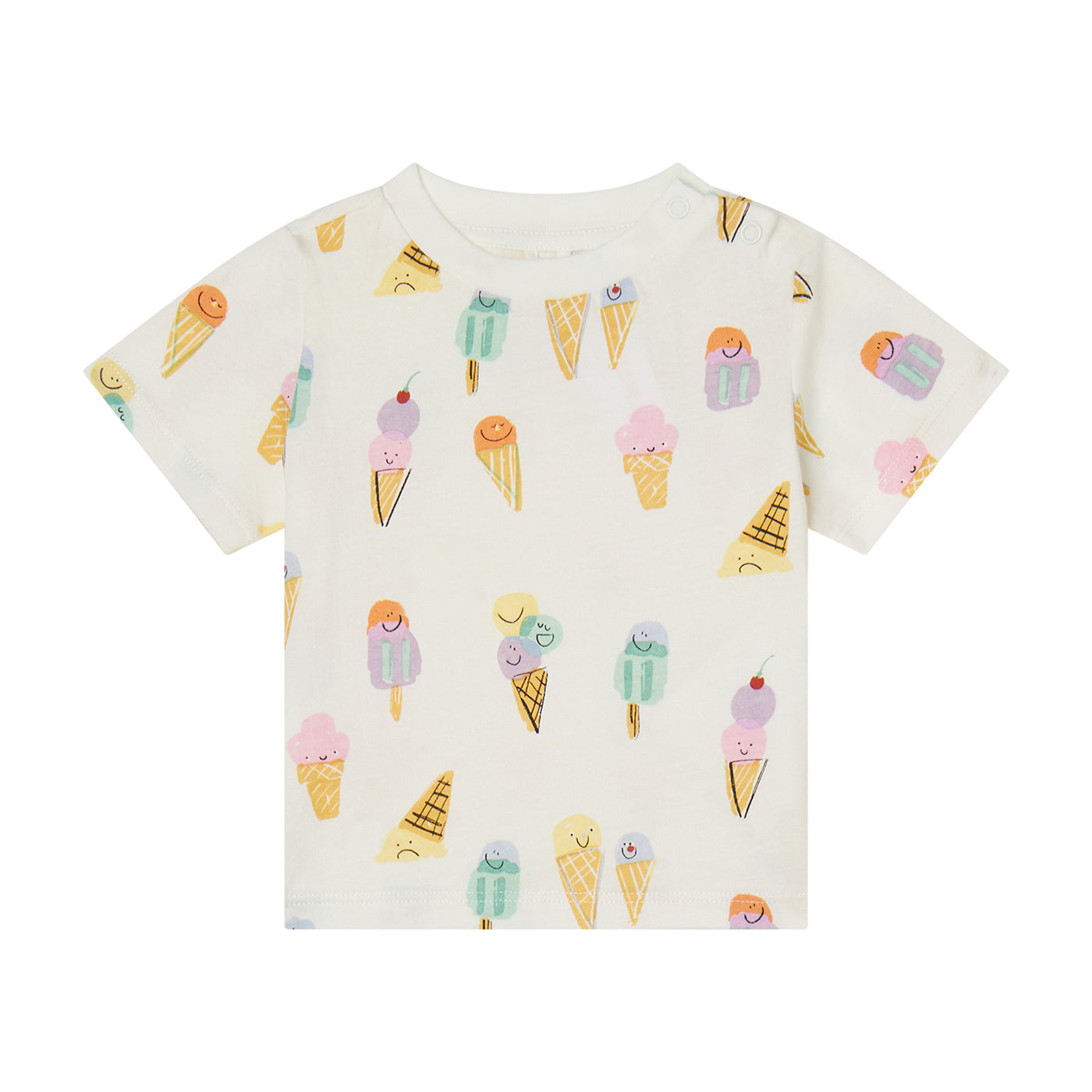 52A.TW8131_Z2732_101MC # Βρεφική Μπλούζα T-Shirt Ice Creams