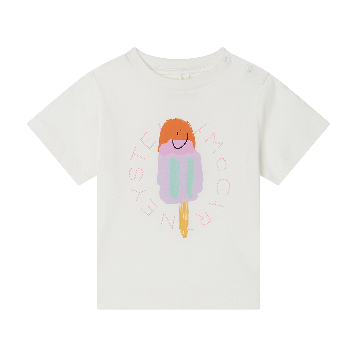 52A.TW8161_Z0434_101 # Βρεφική Μπλούζα T-Shirt Smiley Ice Cream