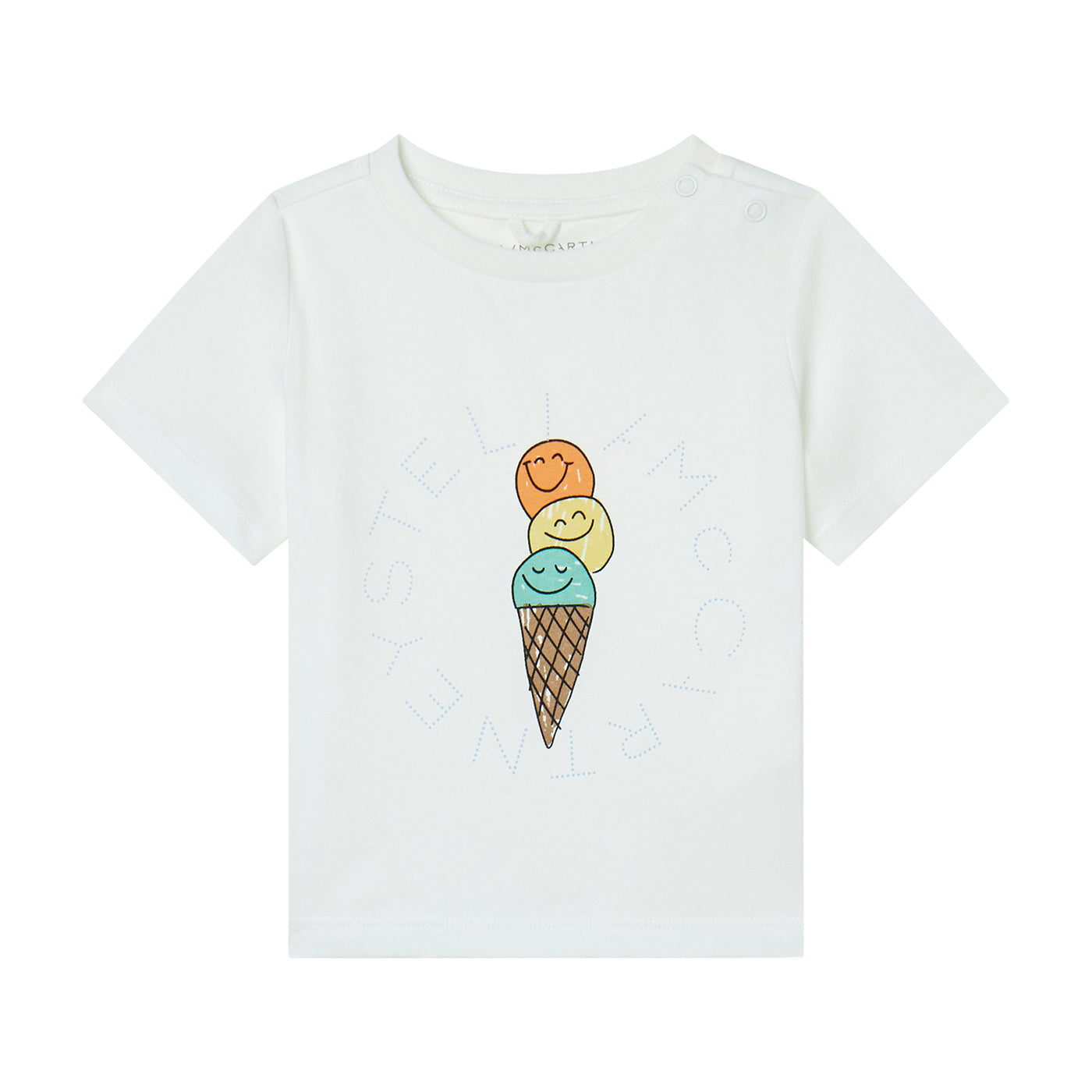 52A.TW8601_Z0434_101 # Βρεφική Μπλούζα T-Shirt Ice Cream Cone