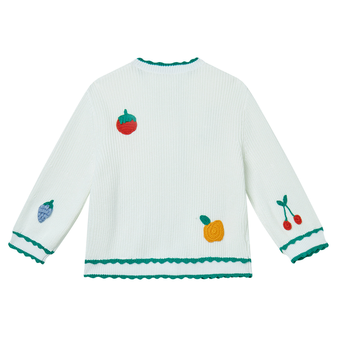 52A.TW9A30_Z1876_101 # Kids Knitted Cardigan Cherry Baskets