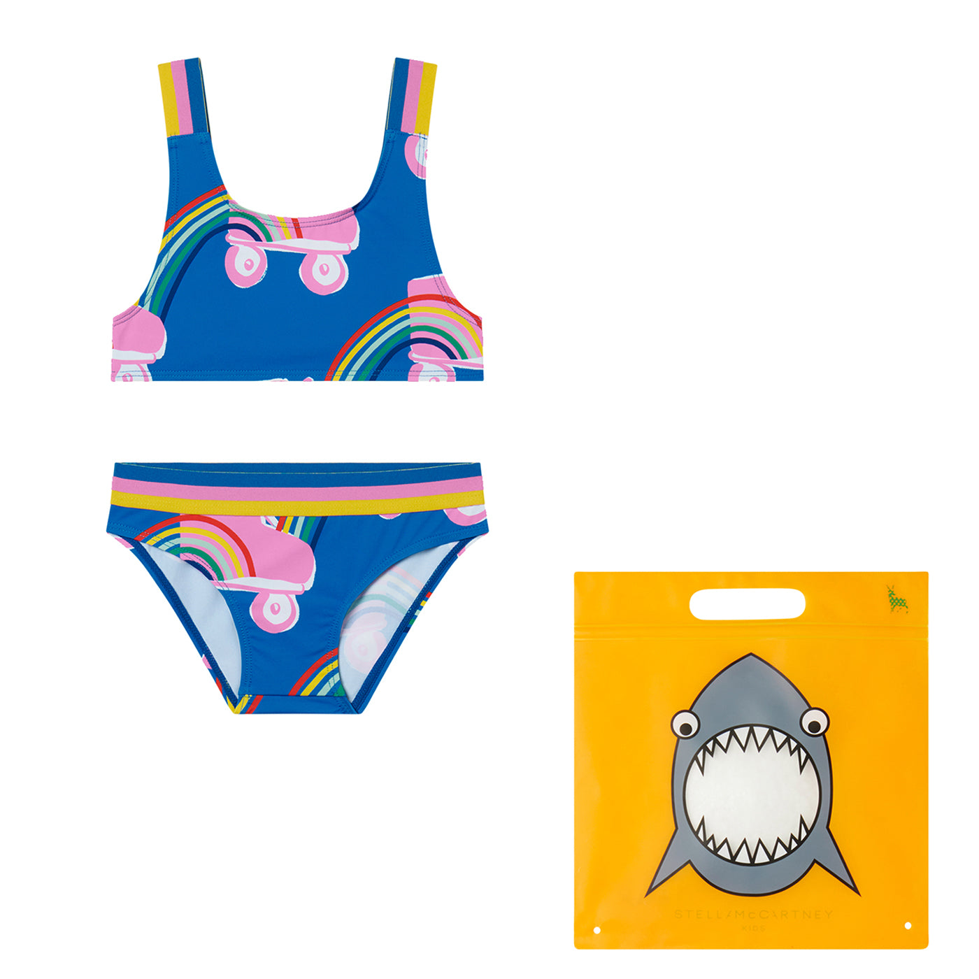 52A.TWCB85_Z2678_612MC # Παιδικό Μαγιώ Μπικίνι Rollerskate Rainbow