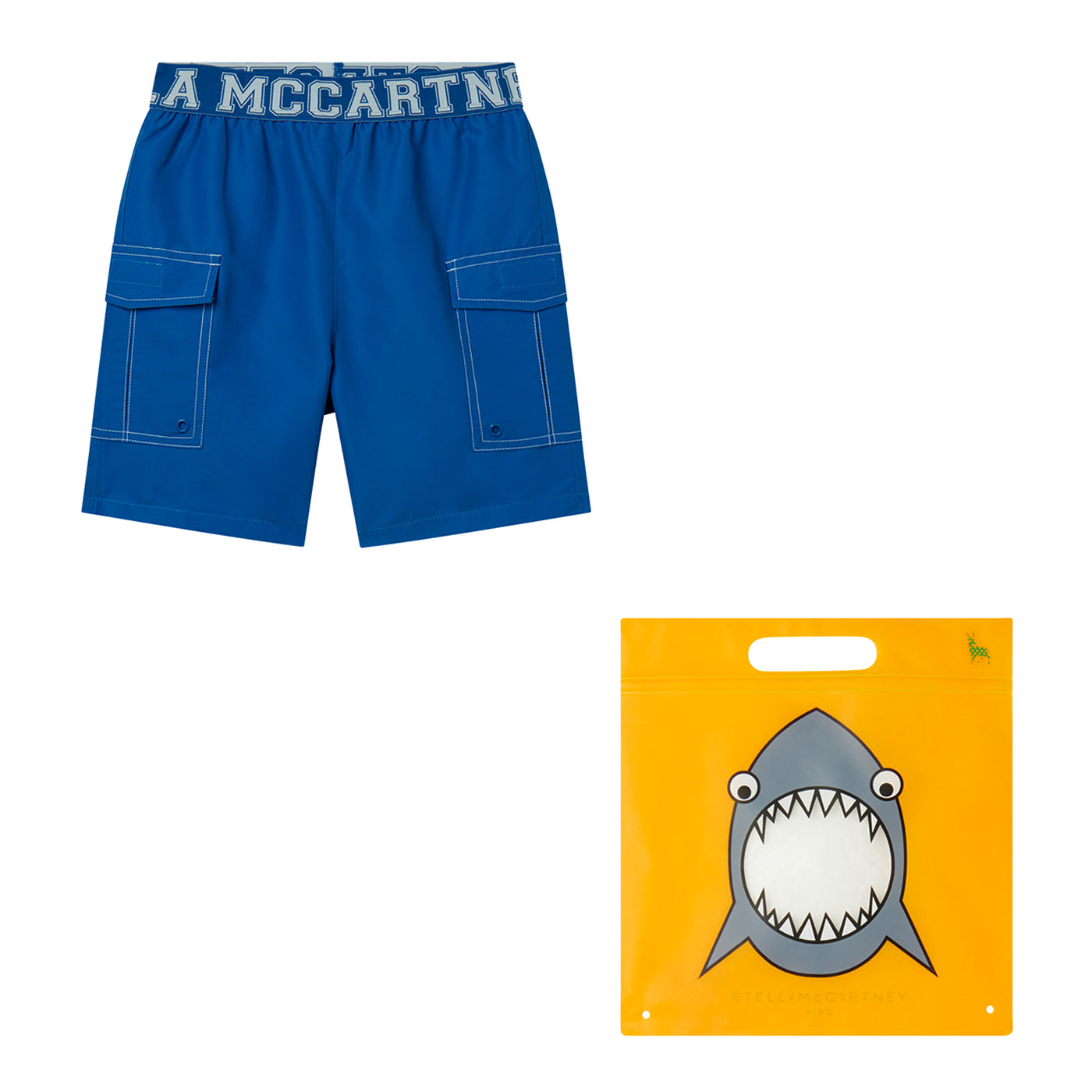 52A.TWCP99_Z0433_623 # Παιδικό Μαγιώ Μπλε Logo Tape