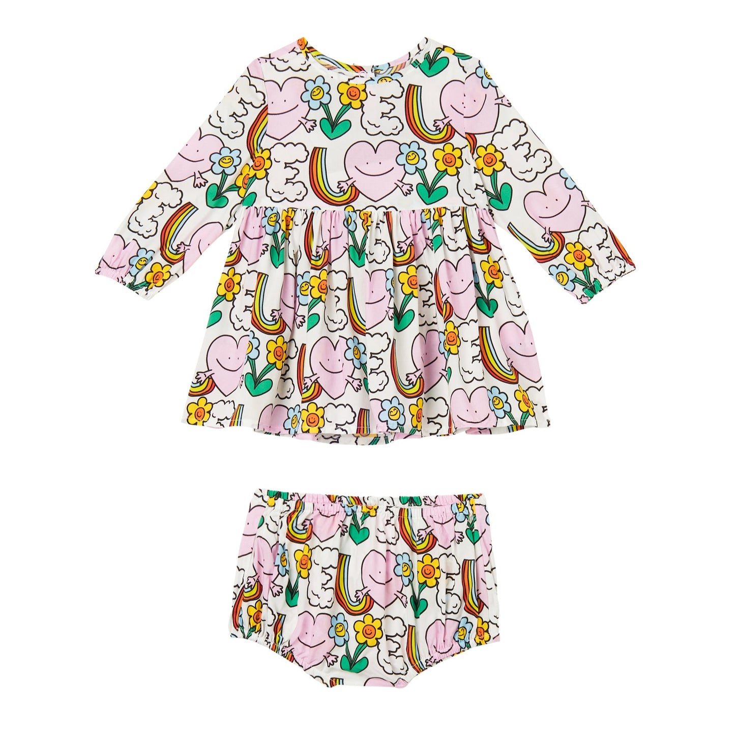 52B.TX1000_Z3211_103MC # Βρεφικό Φόρεμα Rainbow Earth Friends