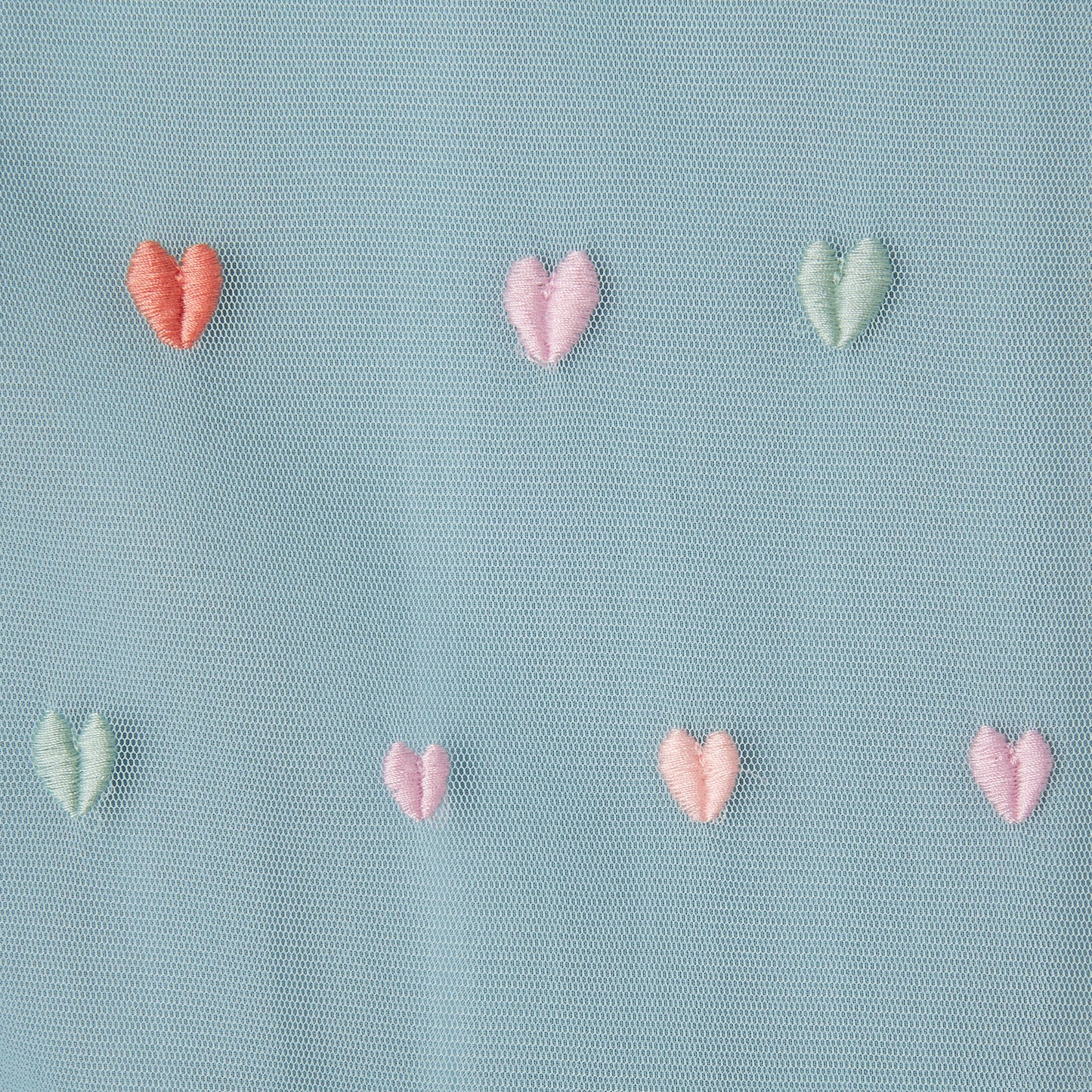 52B.TX1B43_Z3079_923MC # Παιδικό Τούλινο Φόρεμα με Καρδιές