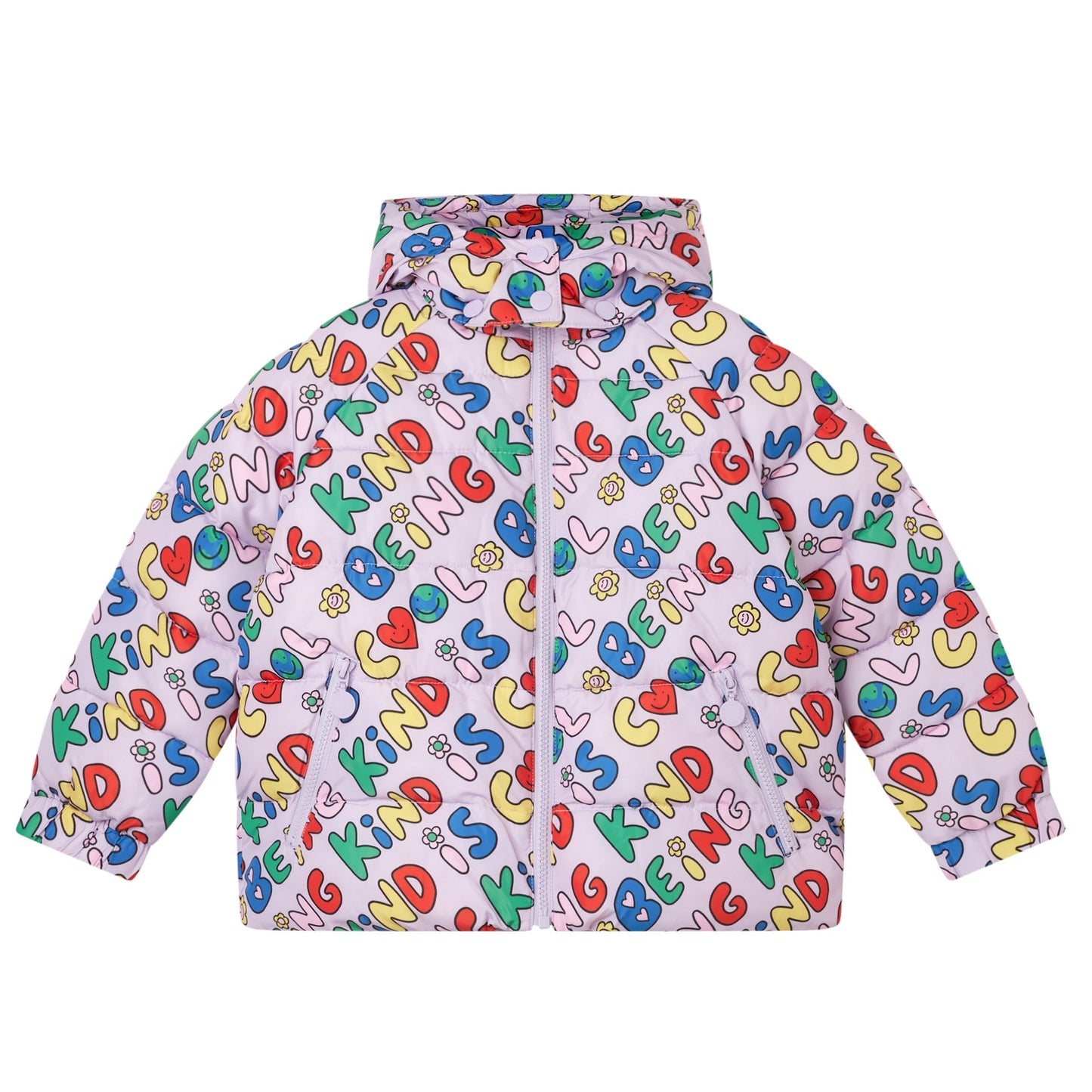 52B.TX2A37_Z3051_522MC # Kids Jacket Being Kind is Cool