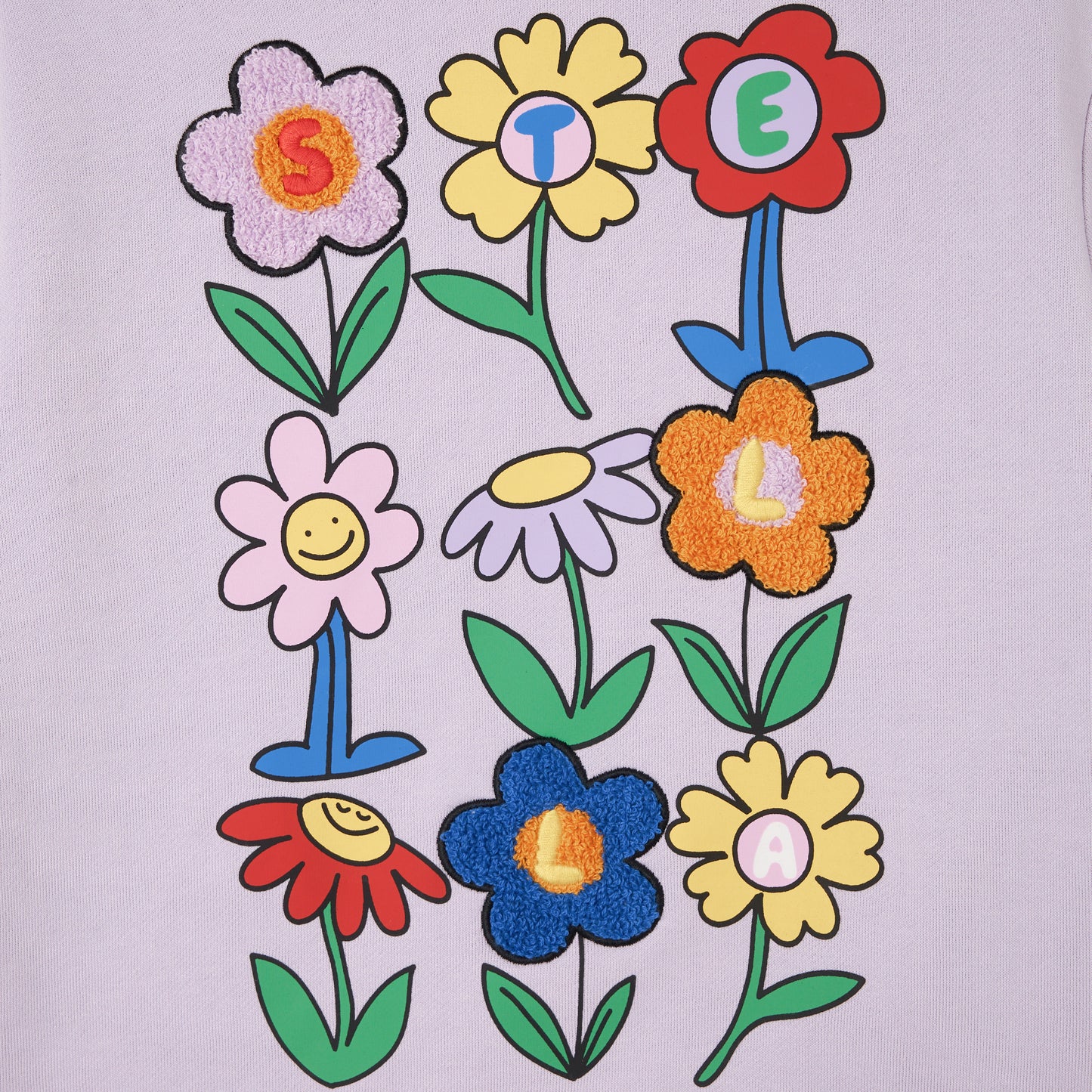 52B.TX4A60_Z3059_522 # Kids Sweatshirt Terry Flowers