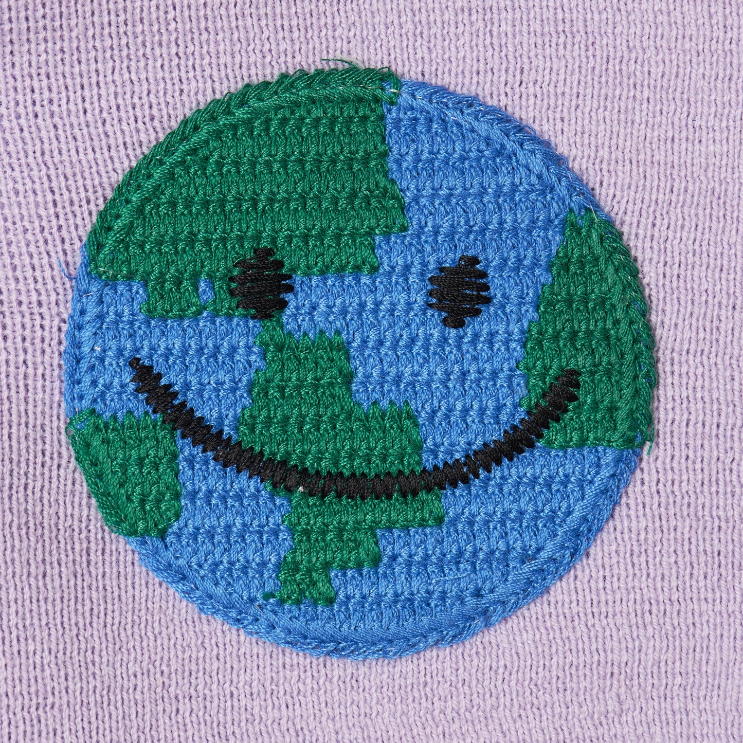 52B.TX9000_Z1528_522 # Βρεφική Πλεκτή Ζακέτα Earthy Friends Lilac