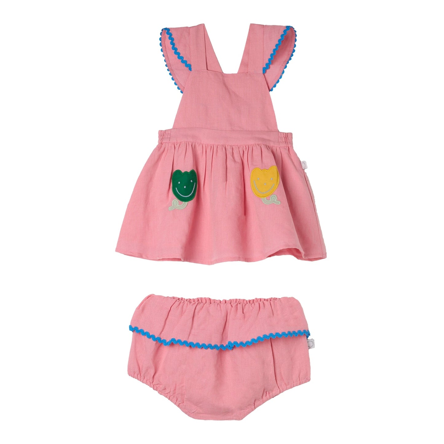 62A.TY1122_Z0138_509 # Βρεφικό Αμάνικο Φόρεμα Happy Tulips