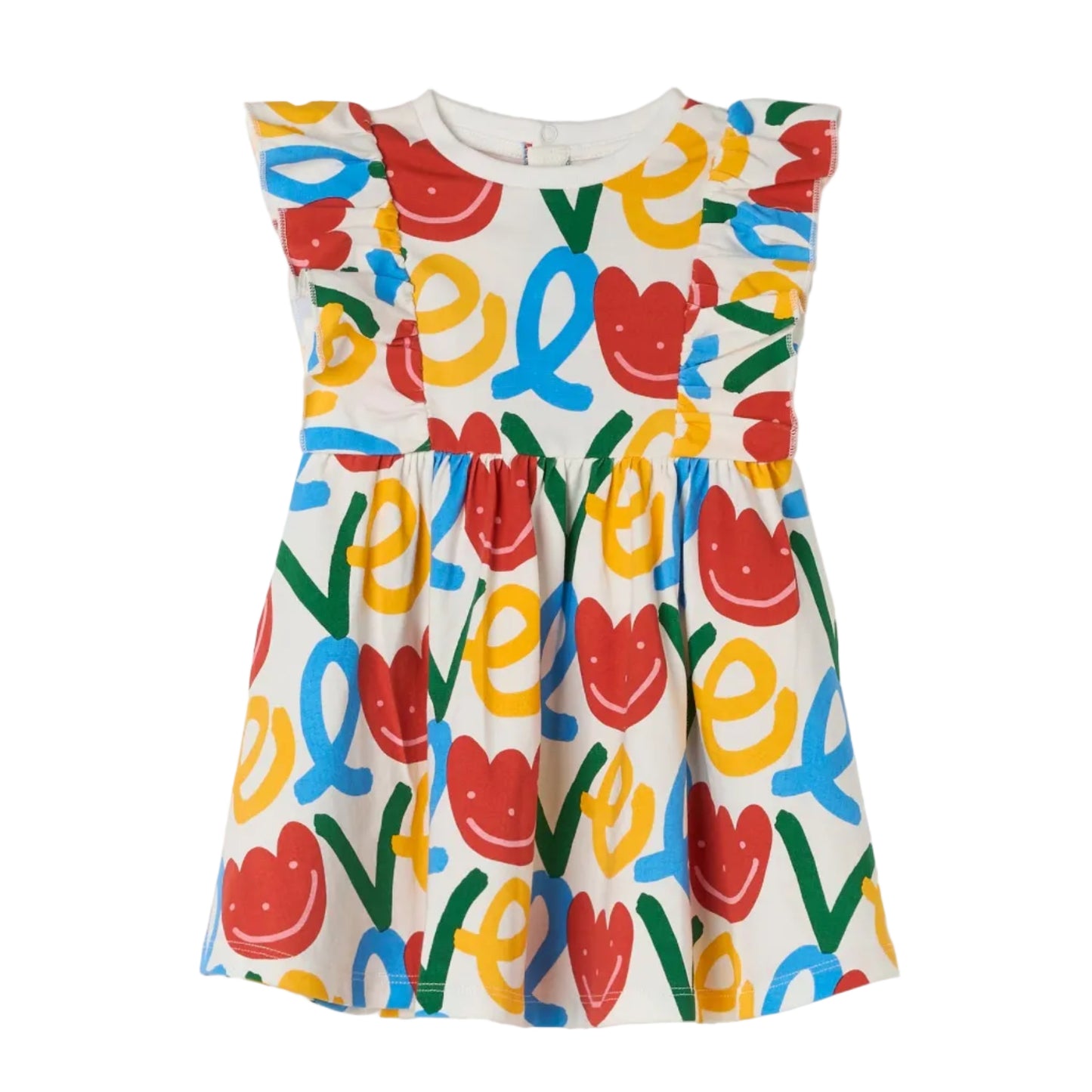 62A.TY1141_Z3561_101MC # Βρεφικο Αμάνικο Φόρεμα Tulip Love