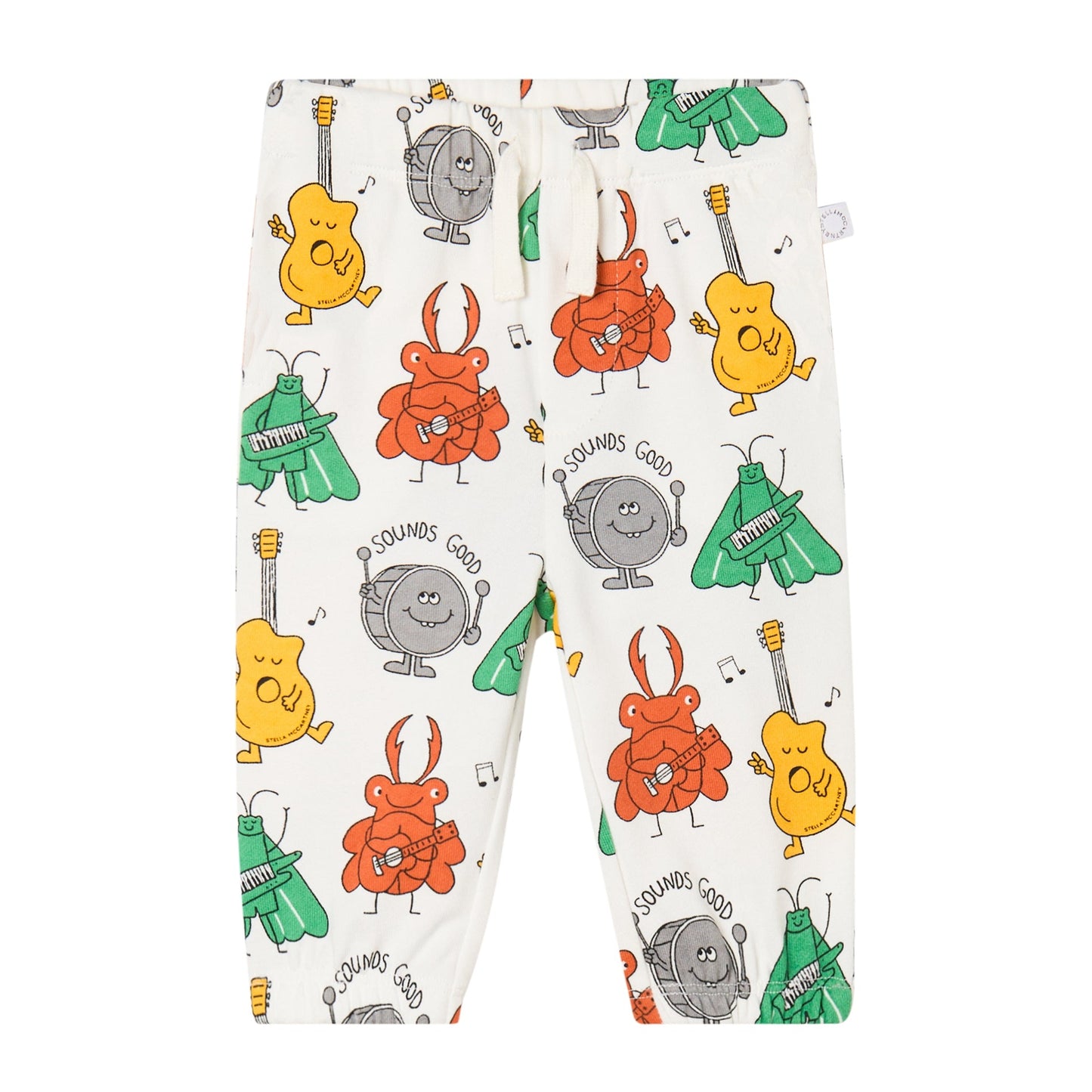 62A.TY6520_Z3562_101MC # Βρεφικό Παντελόνι Φόρμας Music Insects