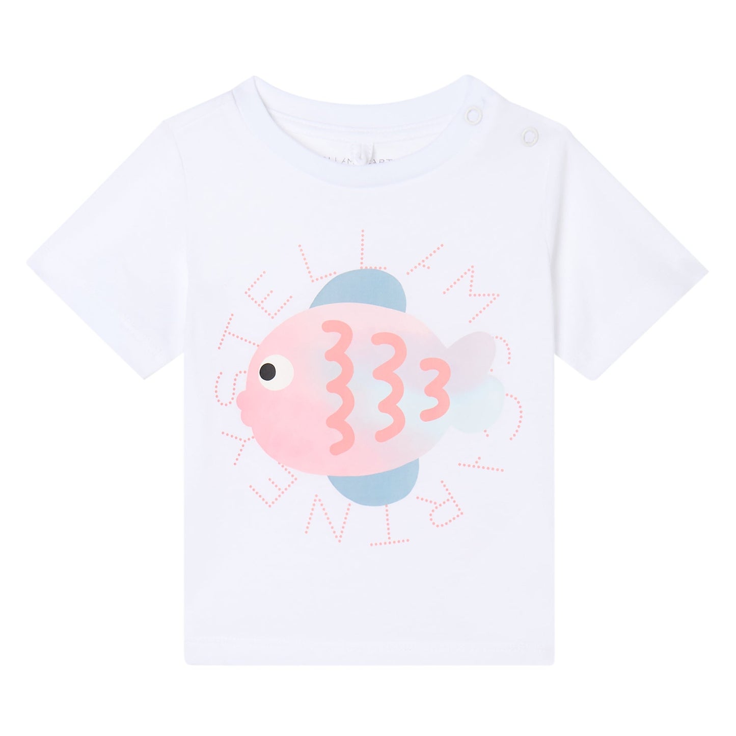 62A.TY8061_Z0434_100 # Βρεφική Κοντομάνικη Μπλούζα T-Shirt Fish