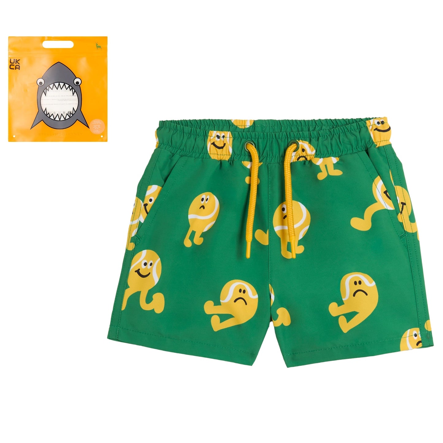 62A.TYC529_Z3594_769MC # Βρεφικό Μαγιώ Σορτς Tennis Balls