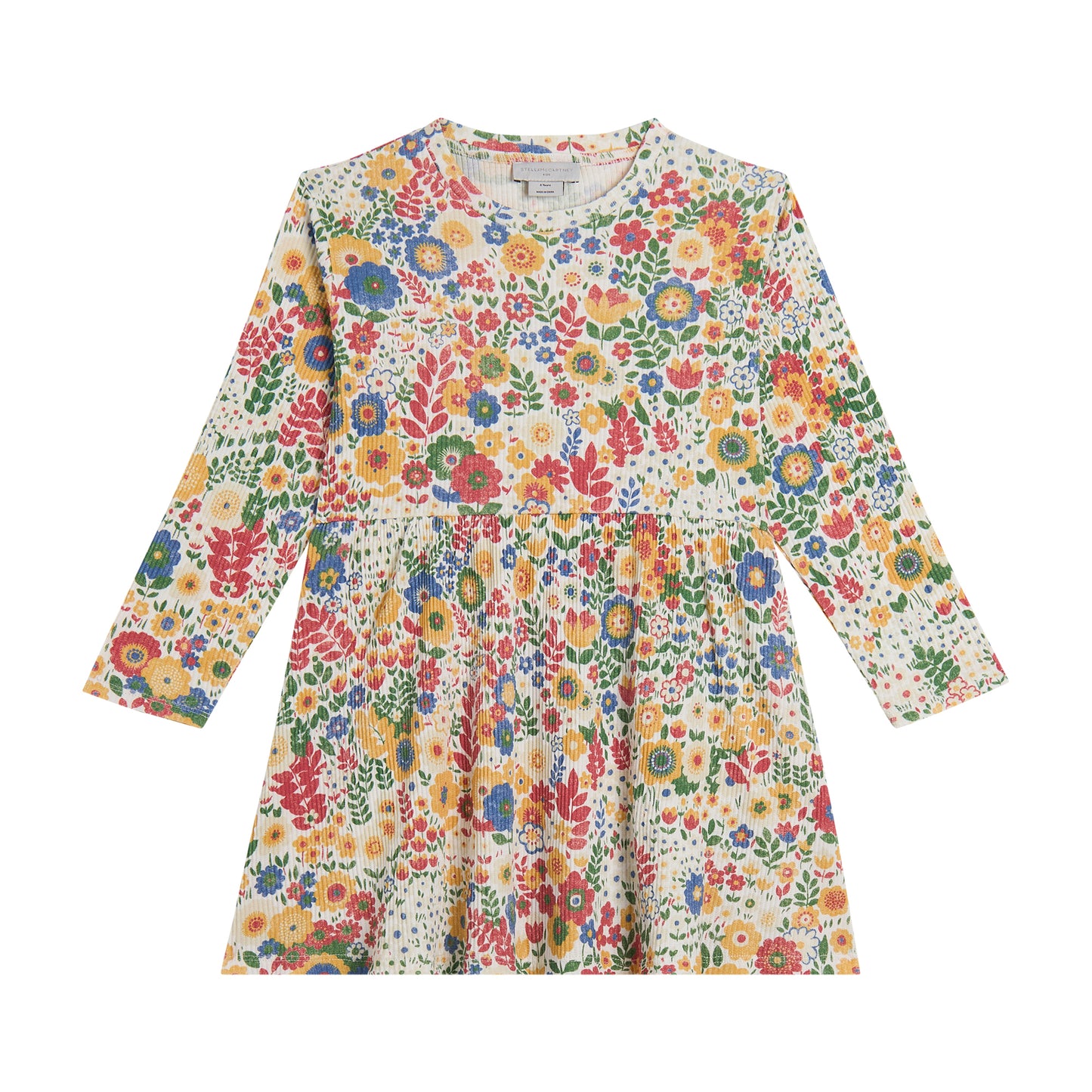 62B.TZ1A30_Z3879_999MC # Kids Long Sleeved Dress Floral