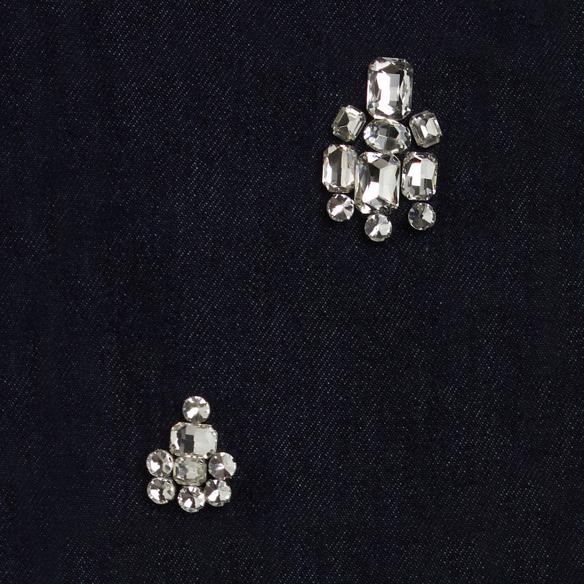 62B.TZ6E40_Z0746_620 # Παιδικό Τζιν Παντελόνι Crystals