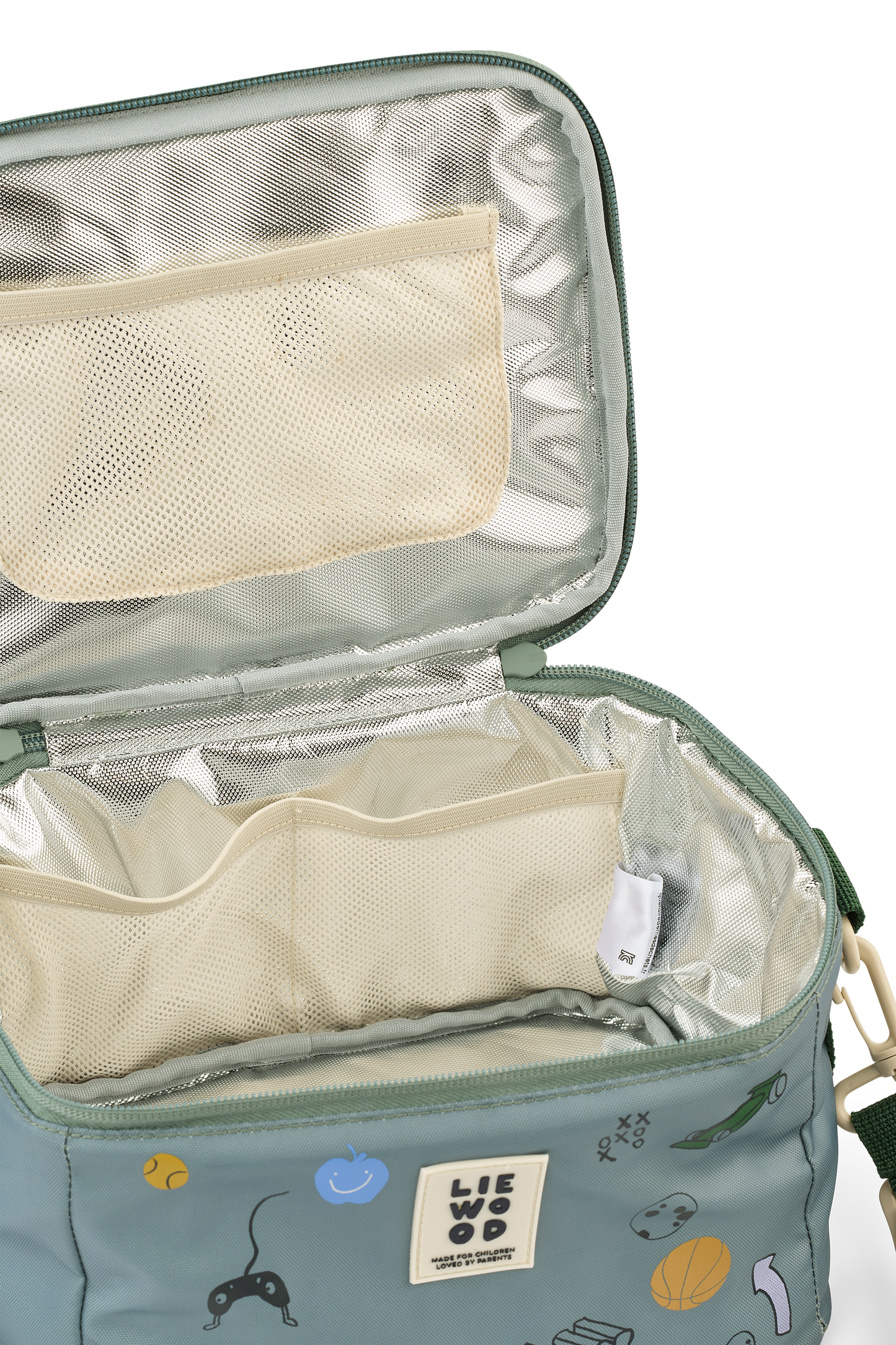 99.LW20235_2789 # Insulated Lunch Bag Toby Play Dusty Peppermint
