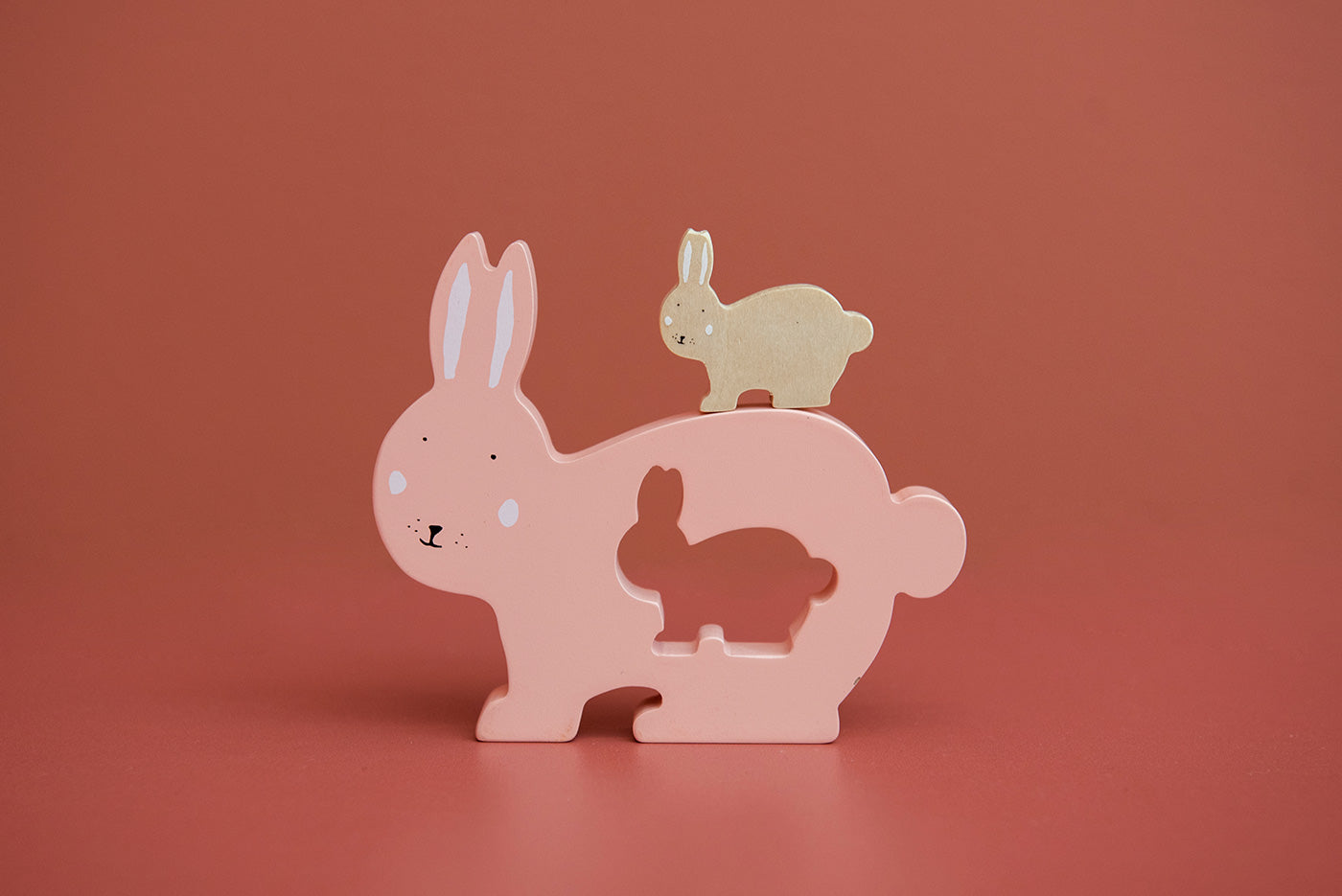 Ξύλινο Παζλ Mrs Rabbit