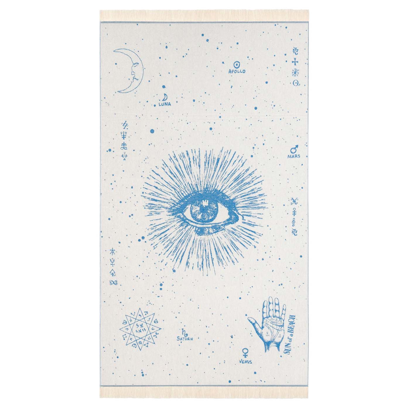 Πετσέτα Θαλάσσης Pareo The Cosmos Eye Blue