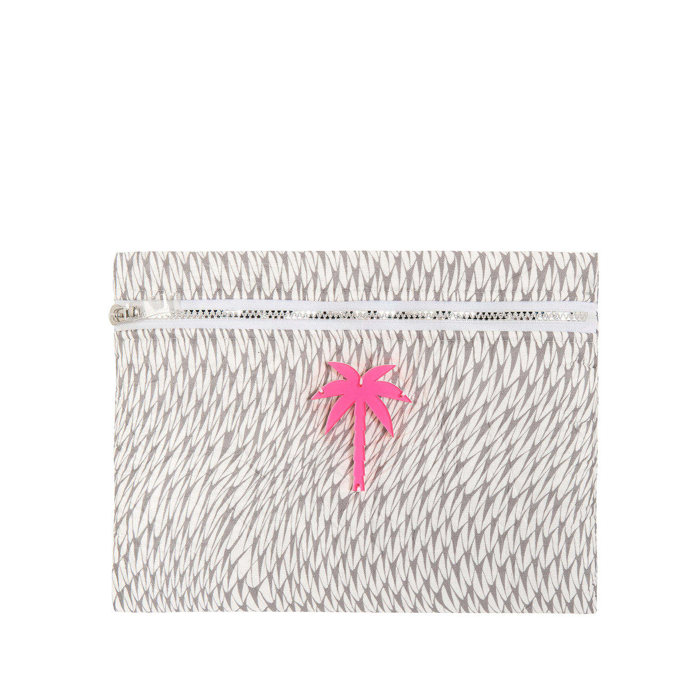Αδιάβροχο Τσαντάκι Violet Grey White Zoom Palm
