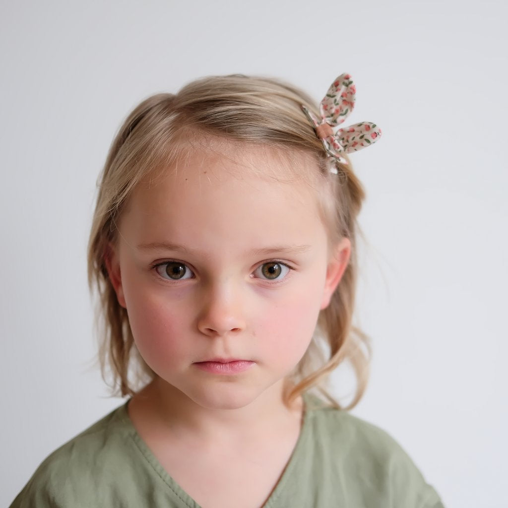 Σετ Παιδικά Κλιπ Μαλλιών Floral Bunny