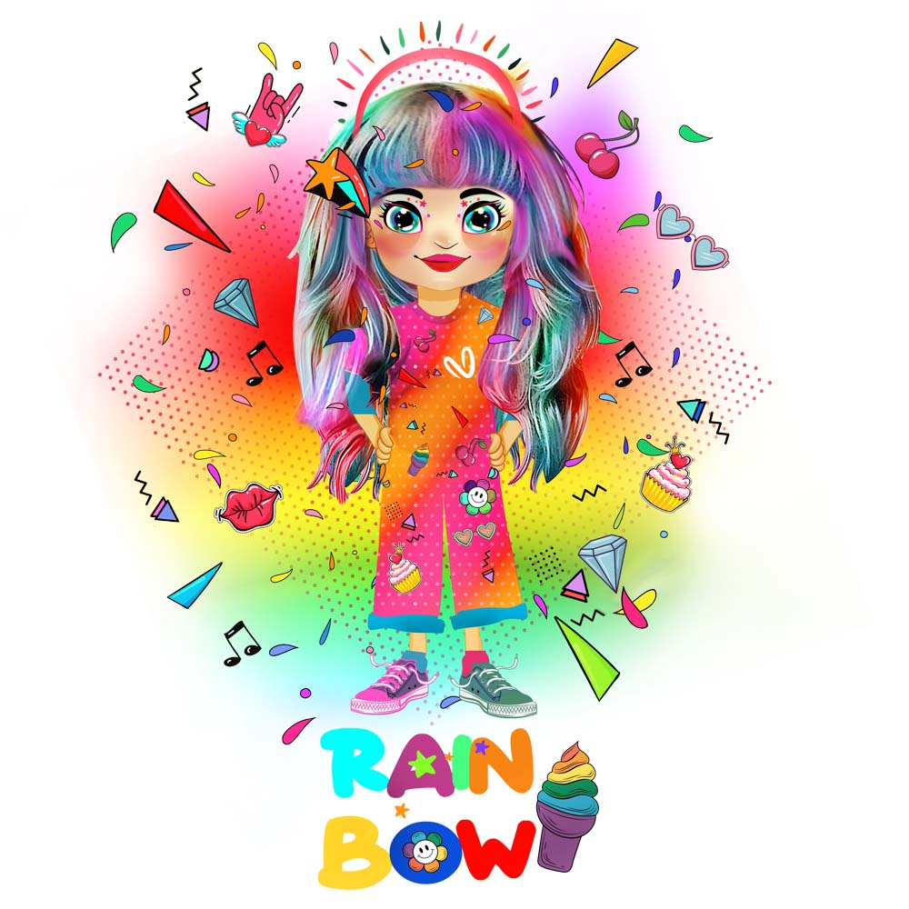 52B.VW-TSH-RAINBOW # Παιδική Μπλούζα T-Shirt Rainbow