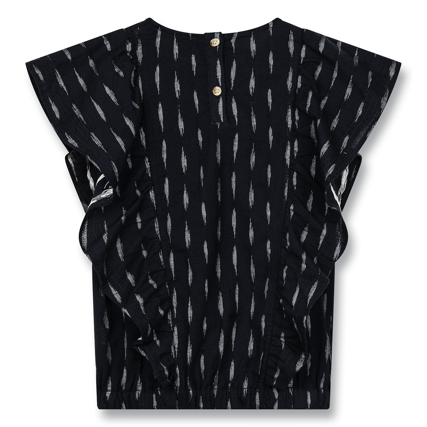 Παιδική Μπλούζα με Φρου-Φρου Jacquard Μπλε Σκούρο