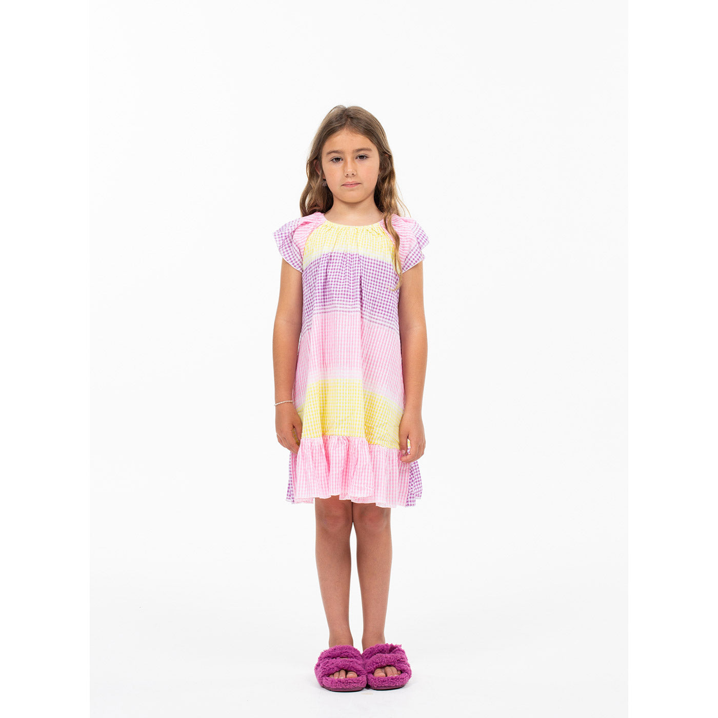 Παιδικό Φόρεμα Scarlett Pink Gingham
