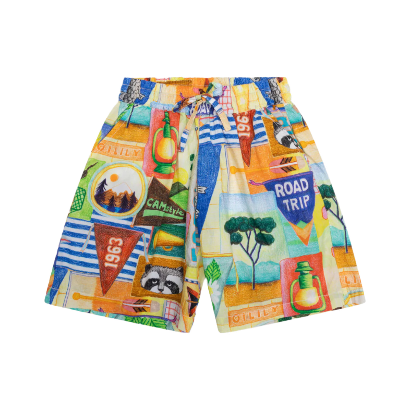 52A.YS25BPA503 # Kids Shorts Plank Surf Spray