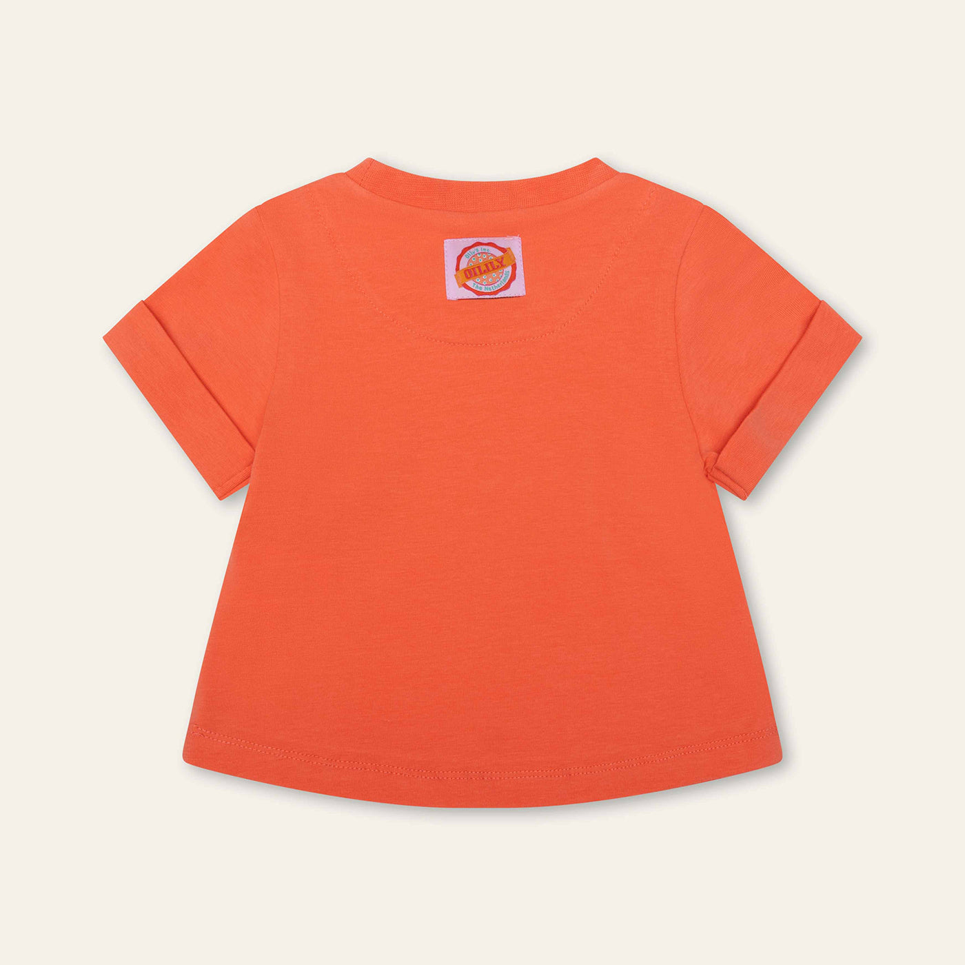 52A.YS25GJE003 # Kids T-Shirt Toll Living Coral