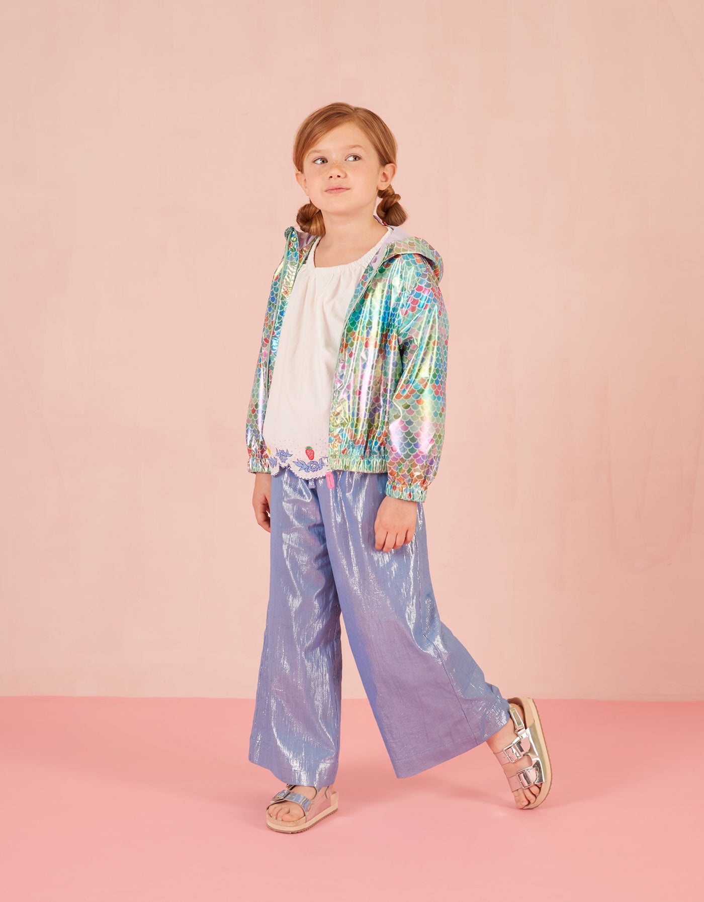 52A.YS25GPA214 # Kids Trousers Palazzo Ultramarine