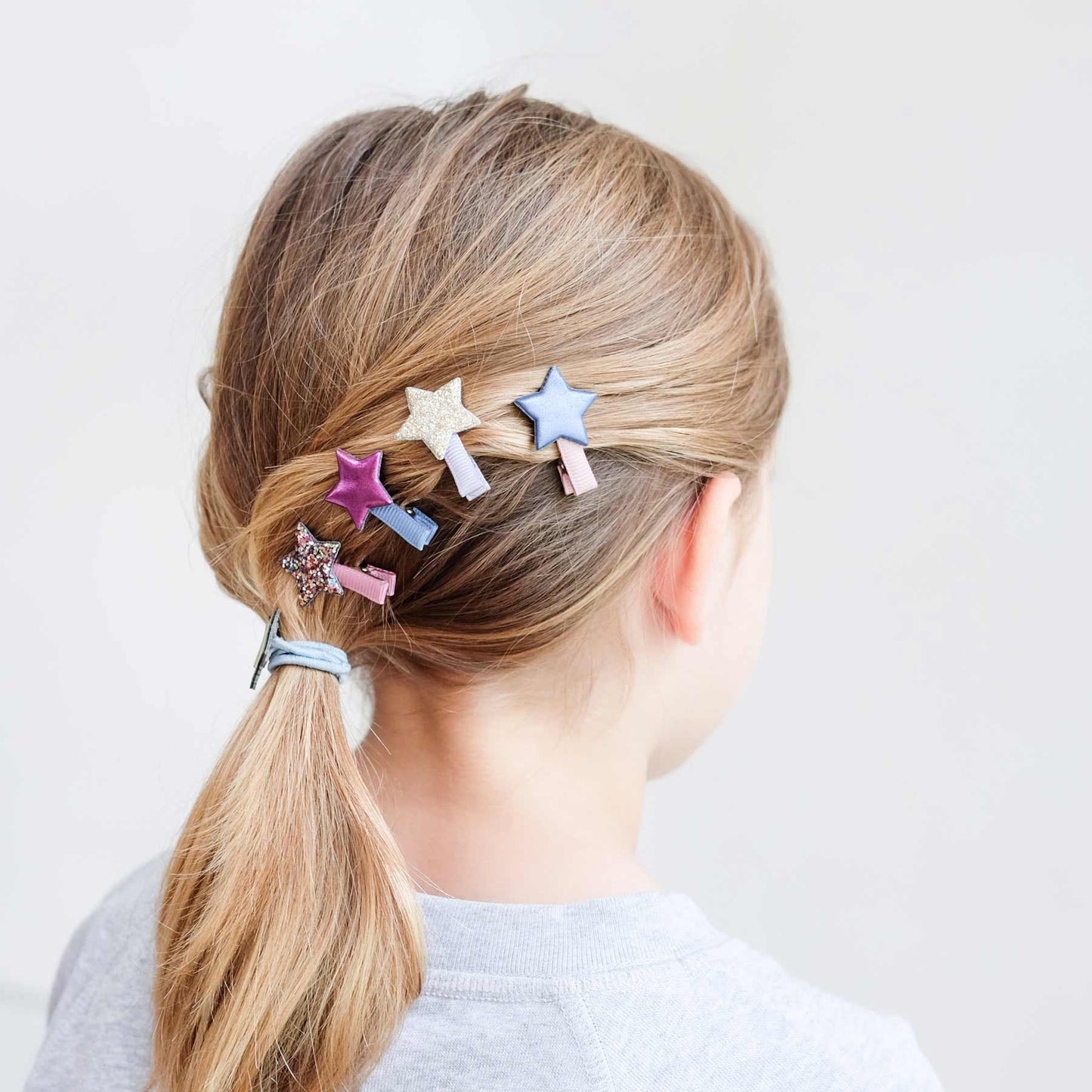 Σετ Παιδικά Κλιπ Μαλλιών Star Mini