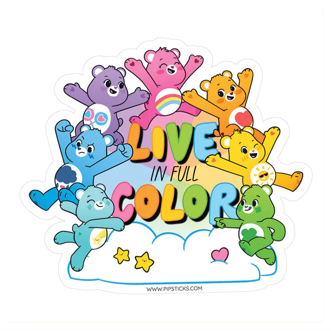Αυτοκόλλητο Βινυλίου Care Bears Live in Full Color