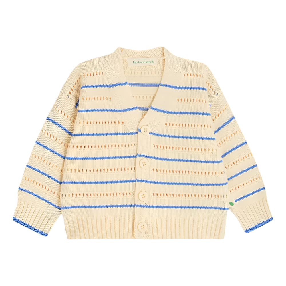 52A.COMO-3670-251B # Baby Knitted Cardigan Como Blue